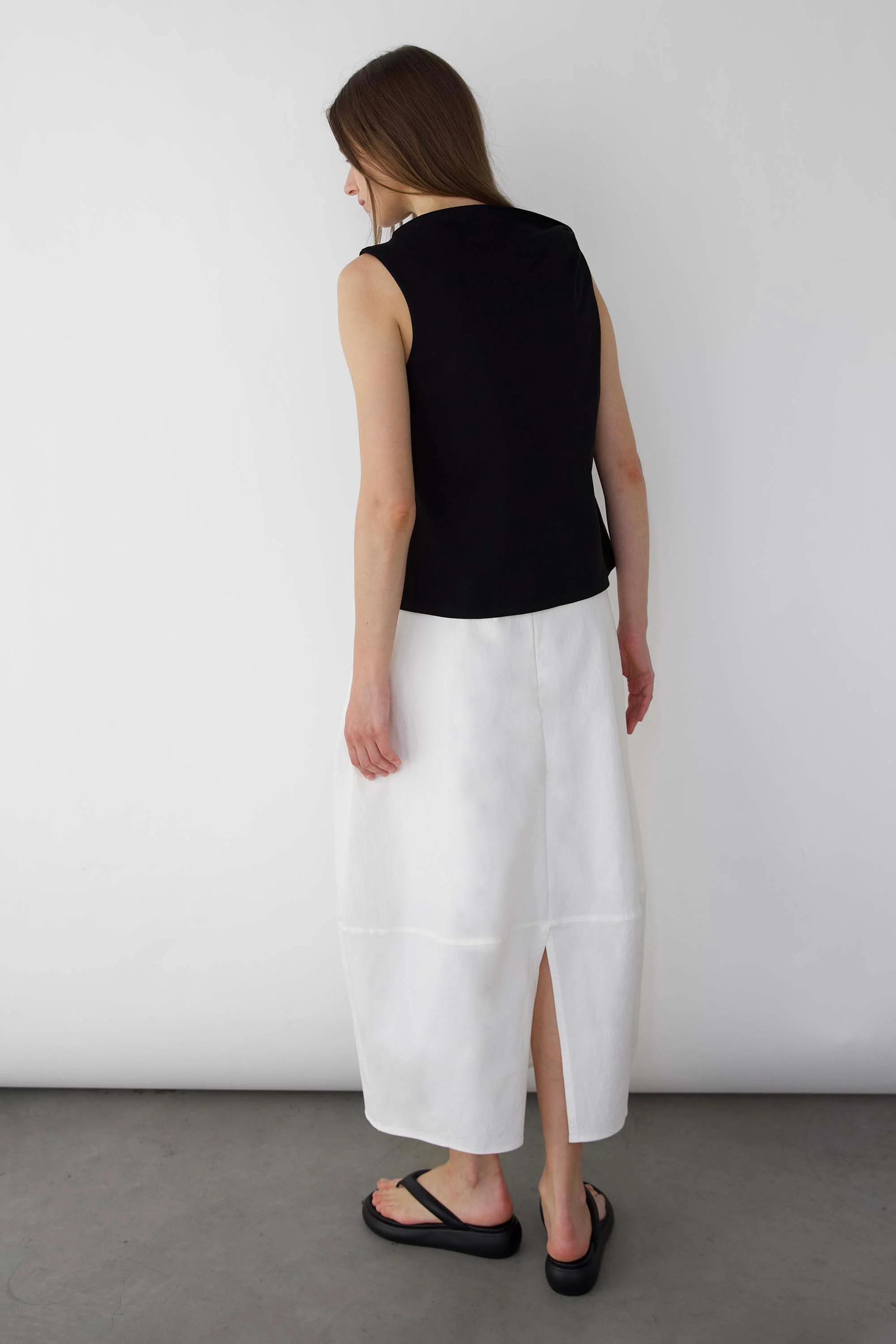 100% COTTON BOAT NECKLINE TANK - Image 4