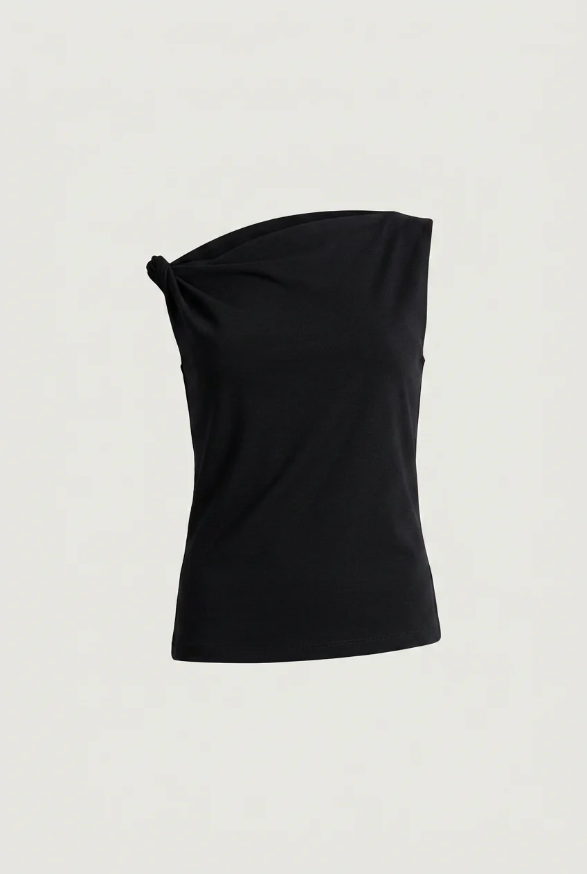 100% COTTON BOAT NECKLINE TANK - Image 5