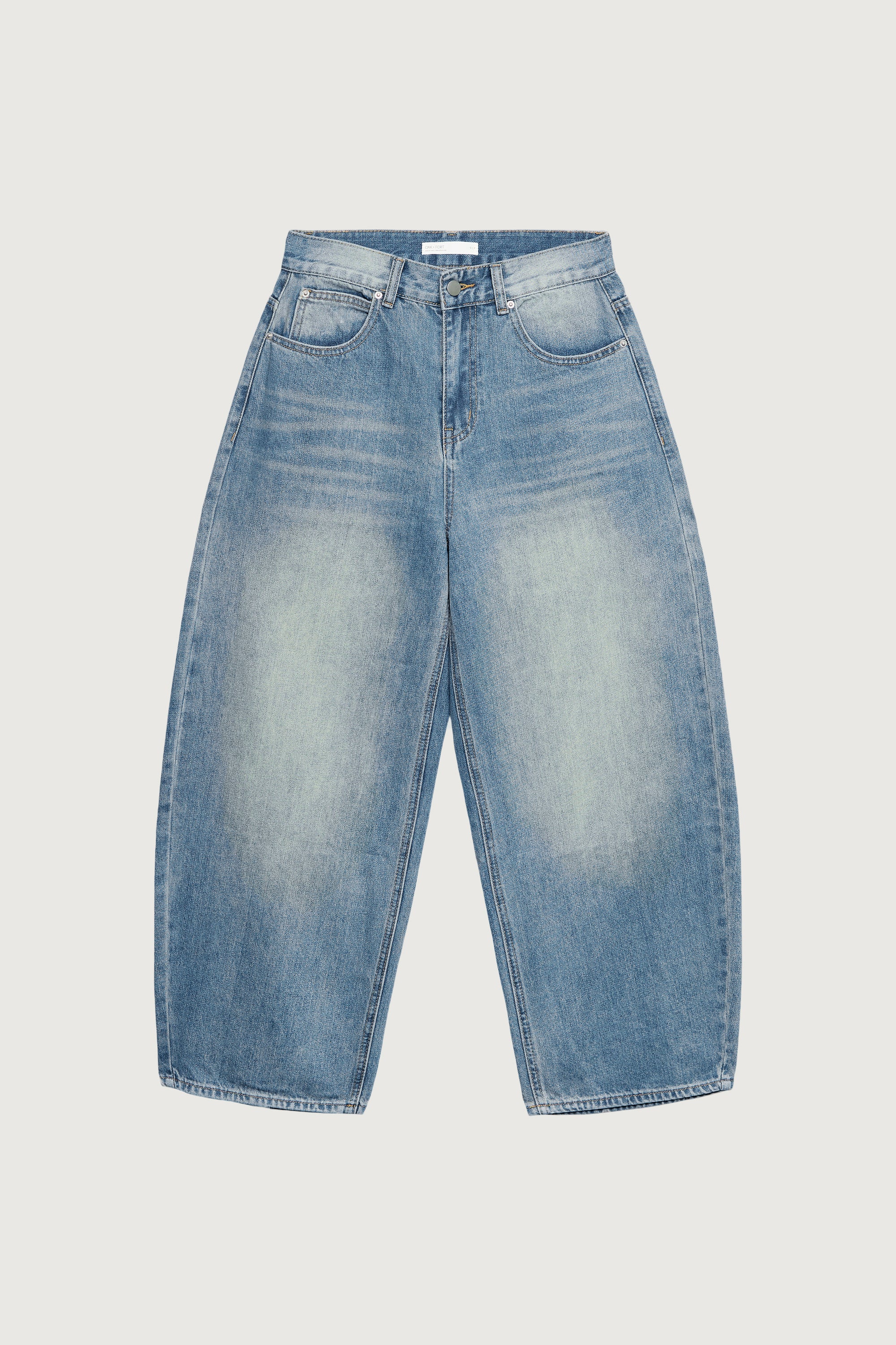 27" CURVE LEG MID RISE DENIM JEAN - Image 5