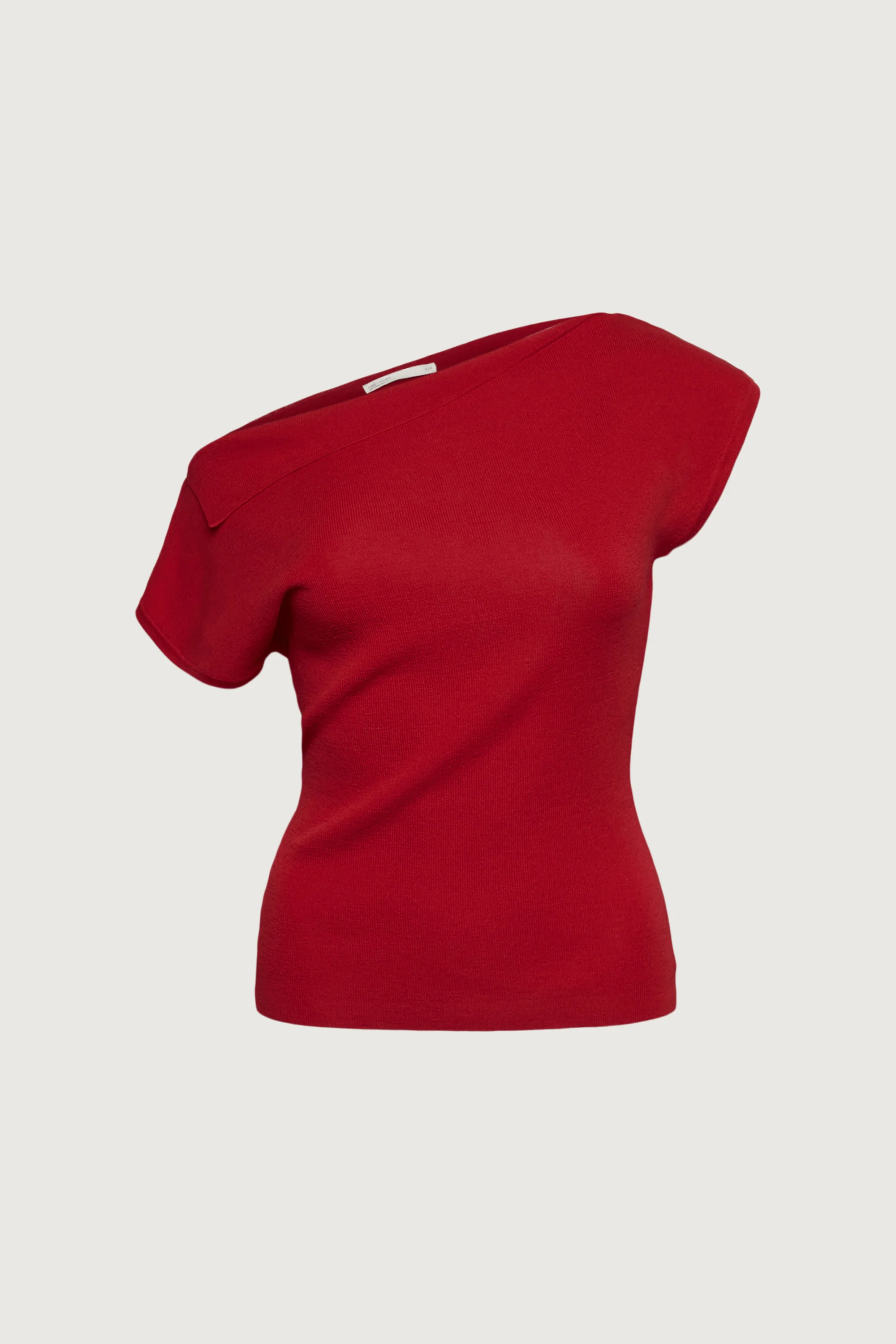 ASYMMETRICAL OFF THE SHOULDER CAP SLEEVE SWEATER - Image 12