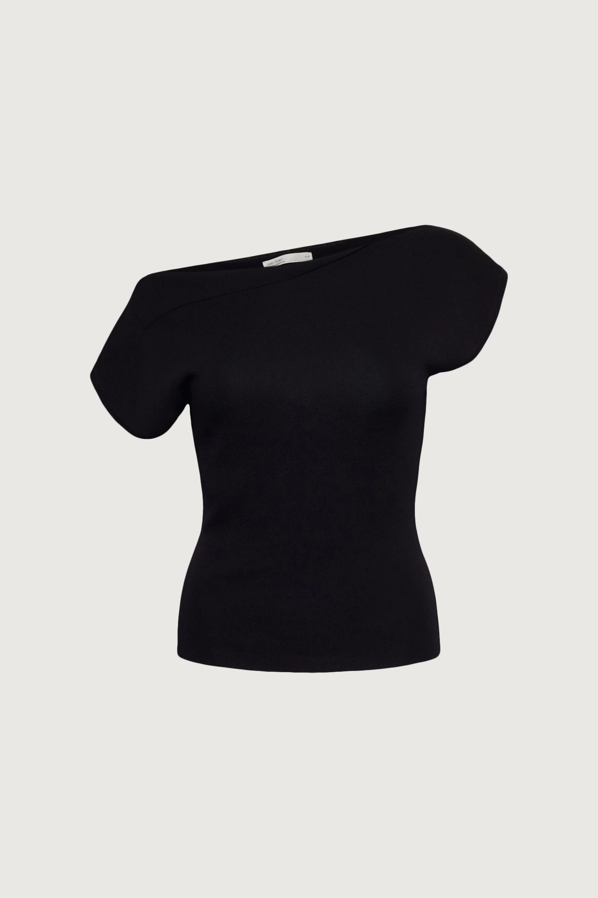 ASYMMETRICAL OFF THE SHOULDER CAP SLEEVE SWEATER - Image 16