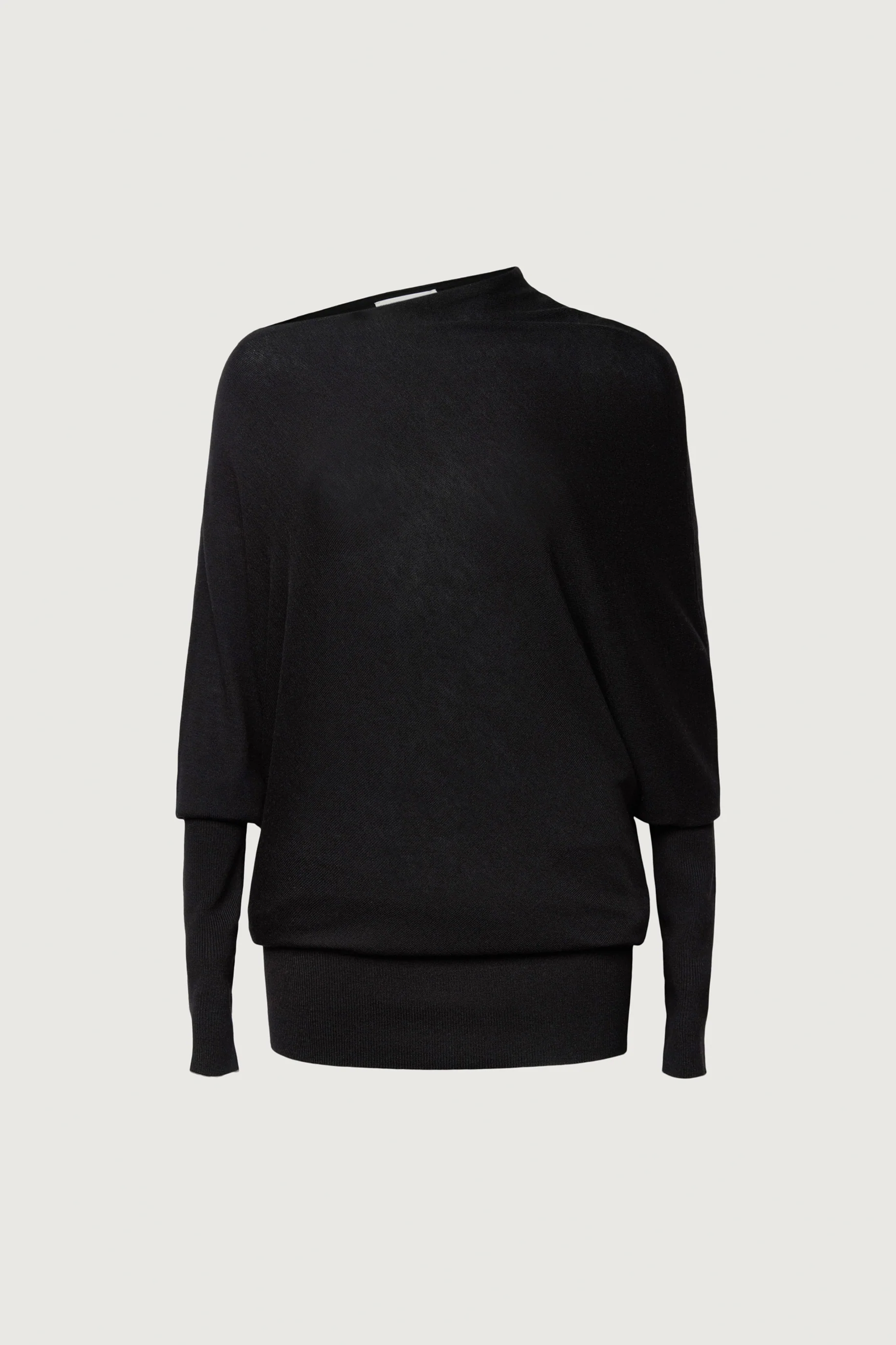 ASYMMETRICAL SWEATER WITH CUFFED SLEEVE - Image 11