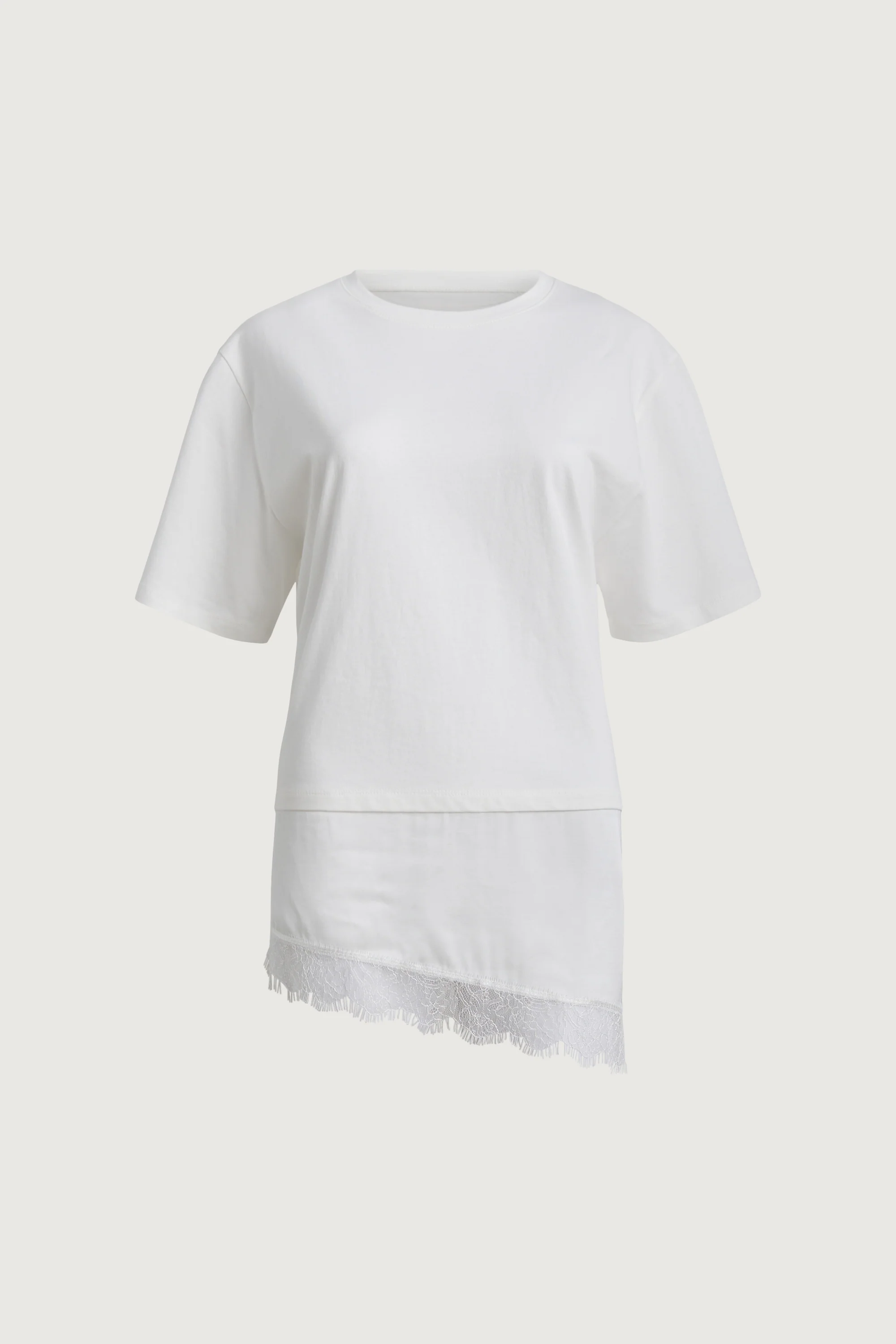 ASYMMETRICAL TOP WITH LACE TRIM - Image 5