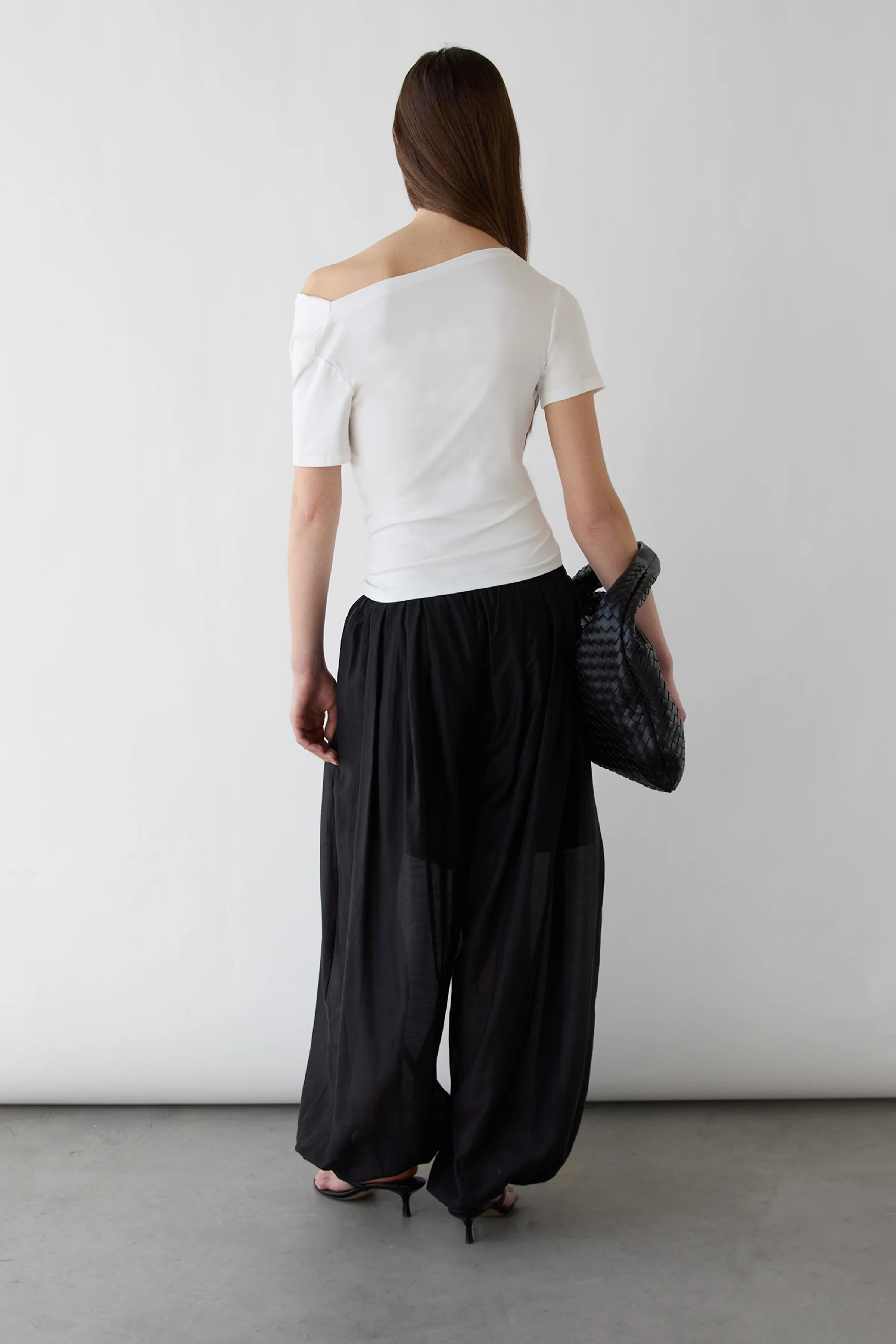 BOAT NECK TOP WITH SHIRRED SIDE DETAIL - Image 7