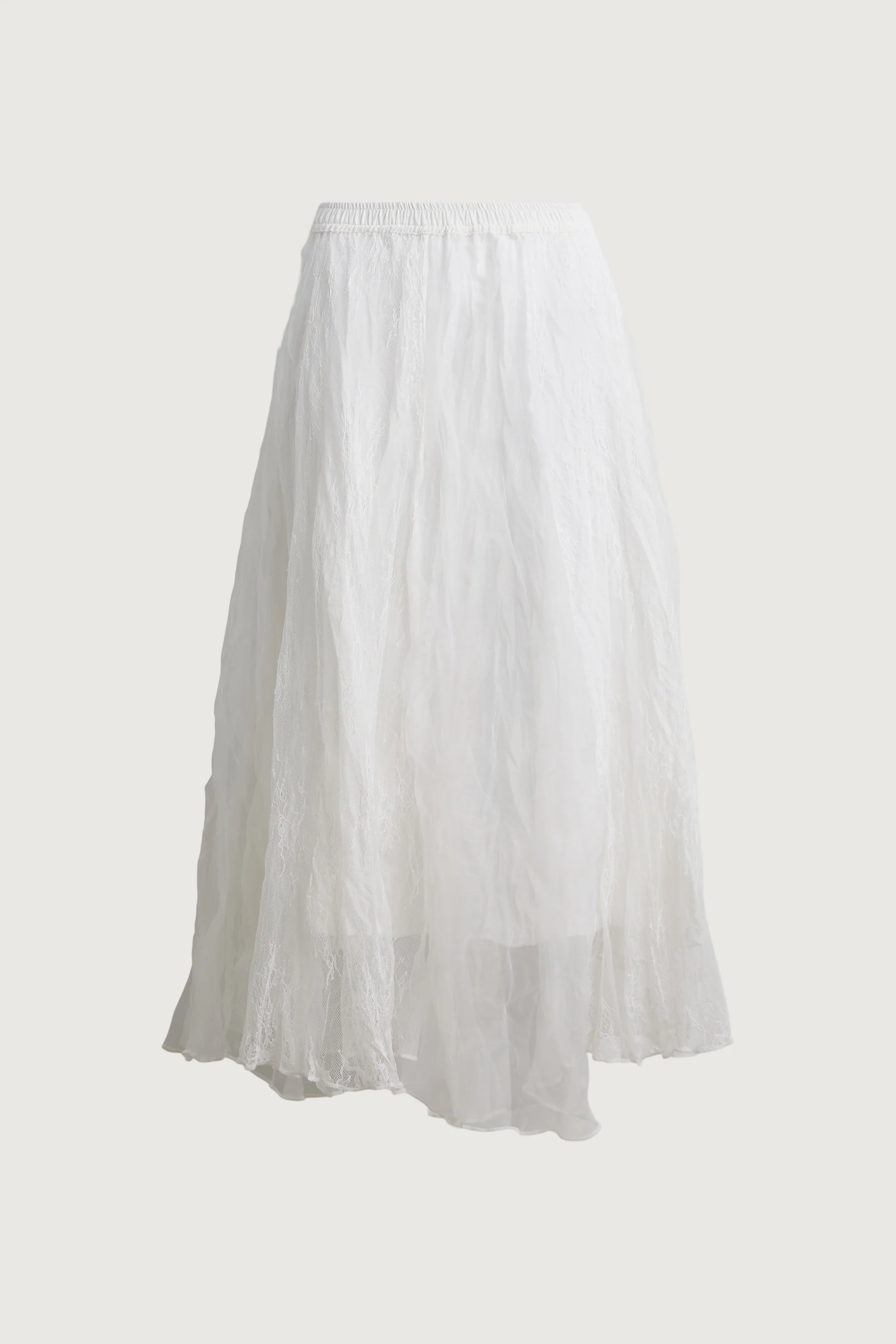 BOHO LACE OVERLAY MAXI SKIRT - Image 5
