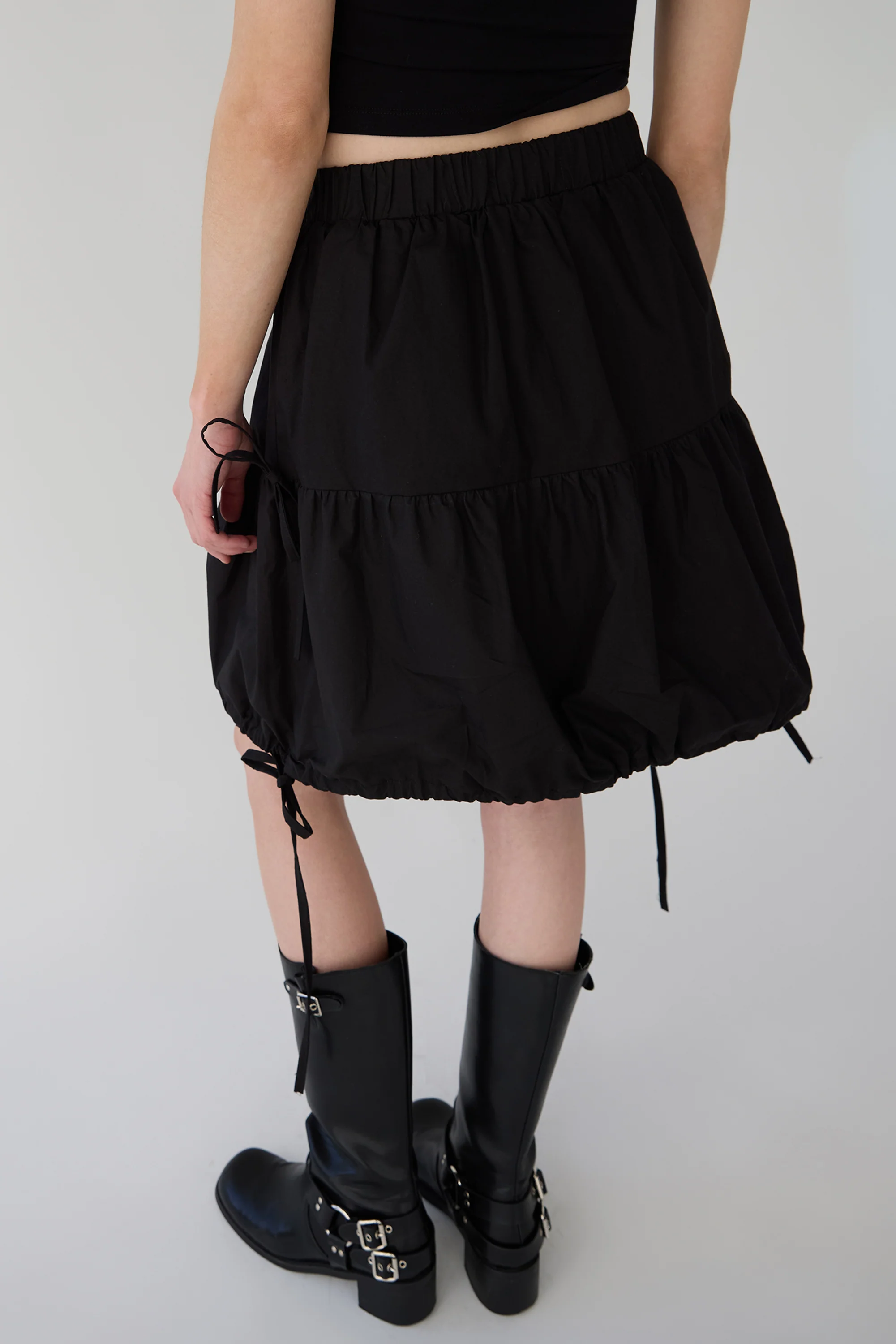 TIERED BOW MINI SKIRT - Image 2