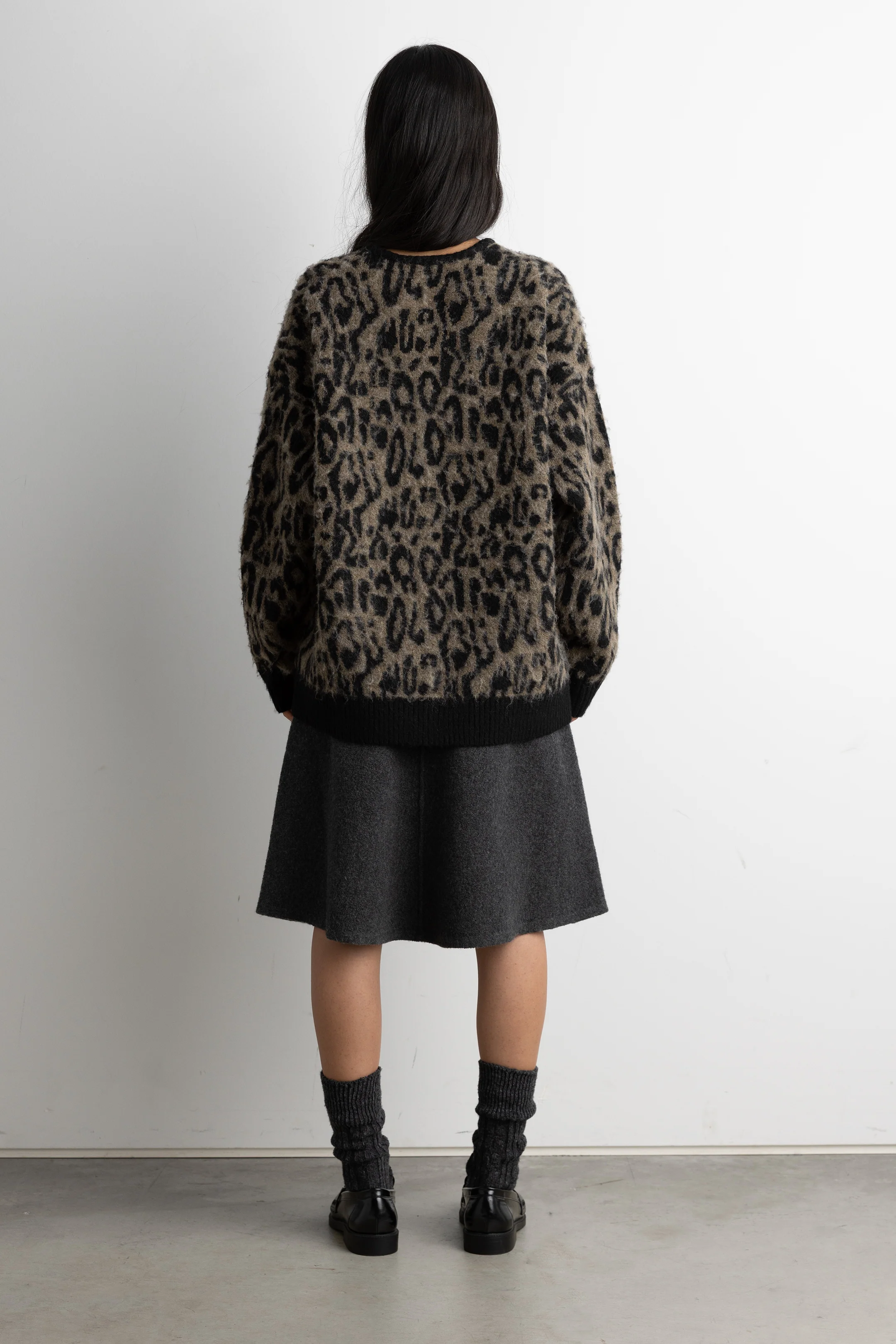 BRUSHED LEOPARD CARDIGAN - Image 4