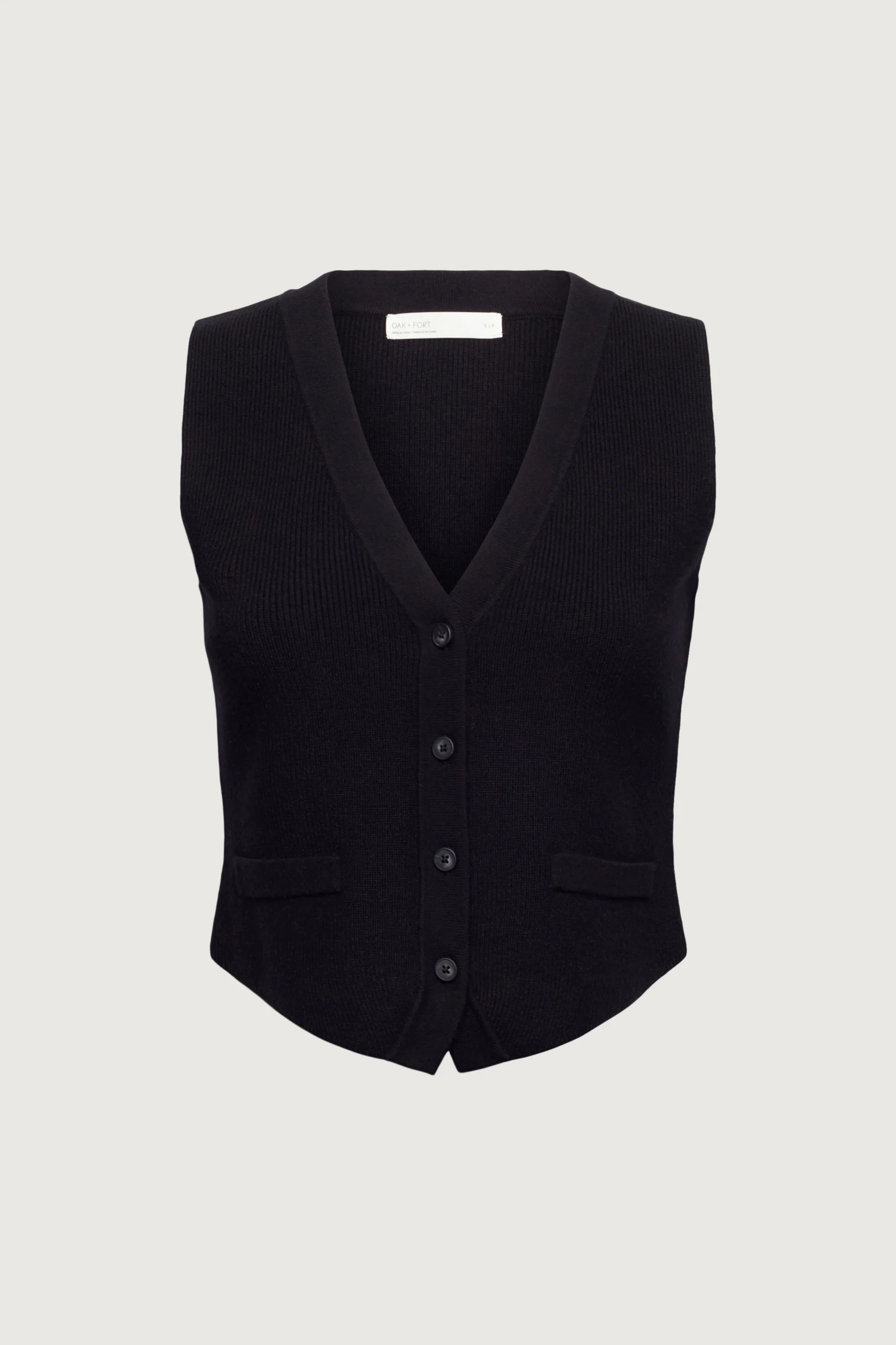 BUTTON FRONT KNIT VEST - Image 5