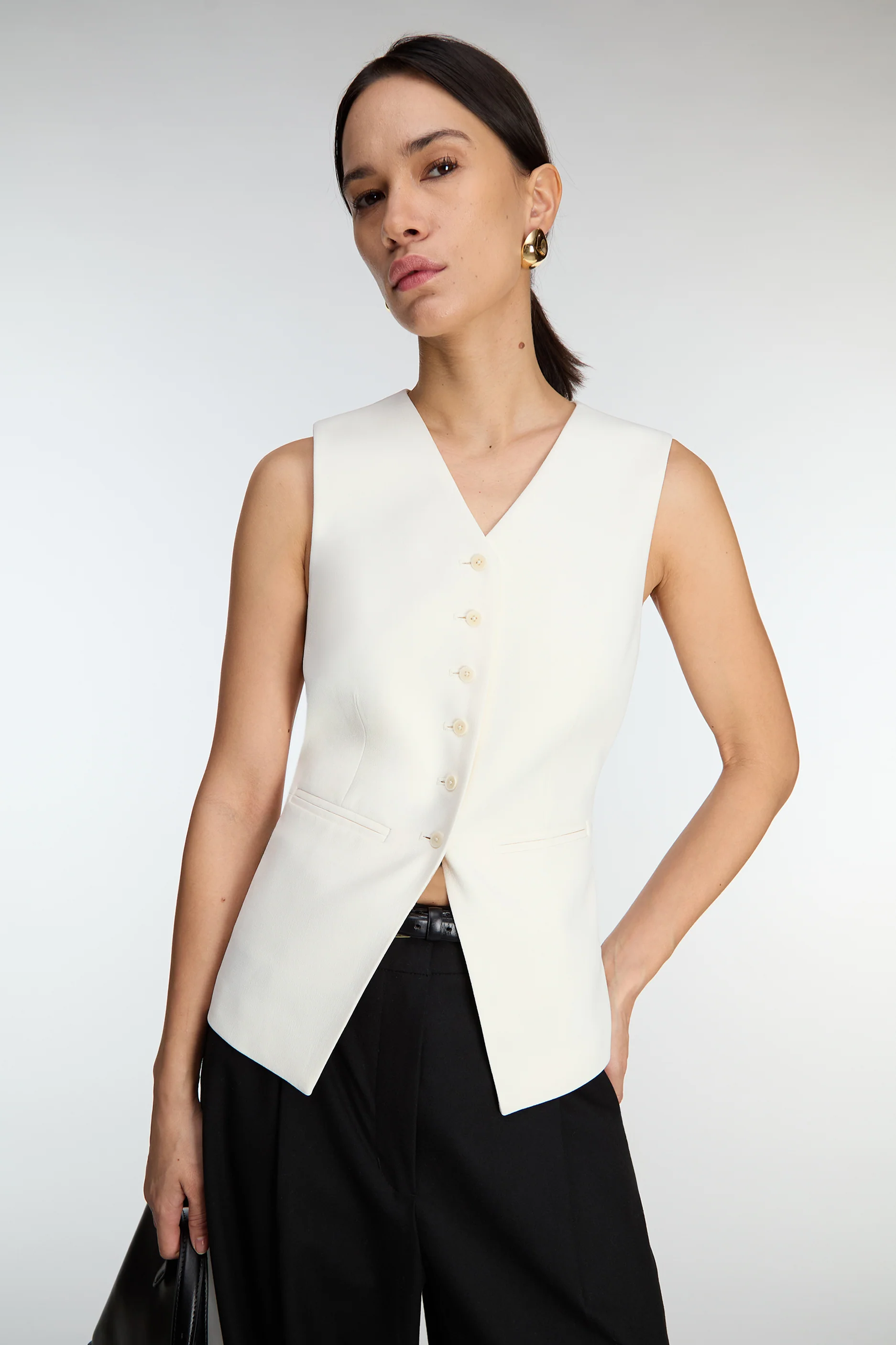 BUTTON FRONT SUITING VEST - Image 6