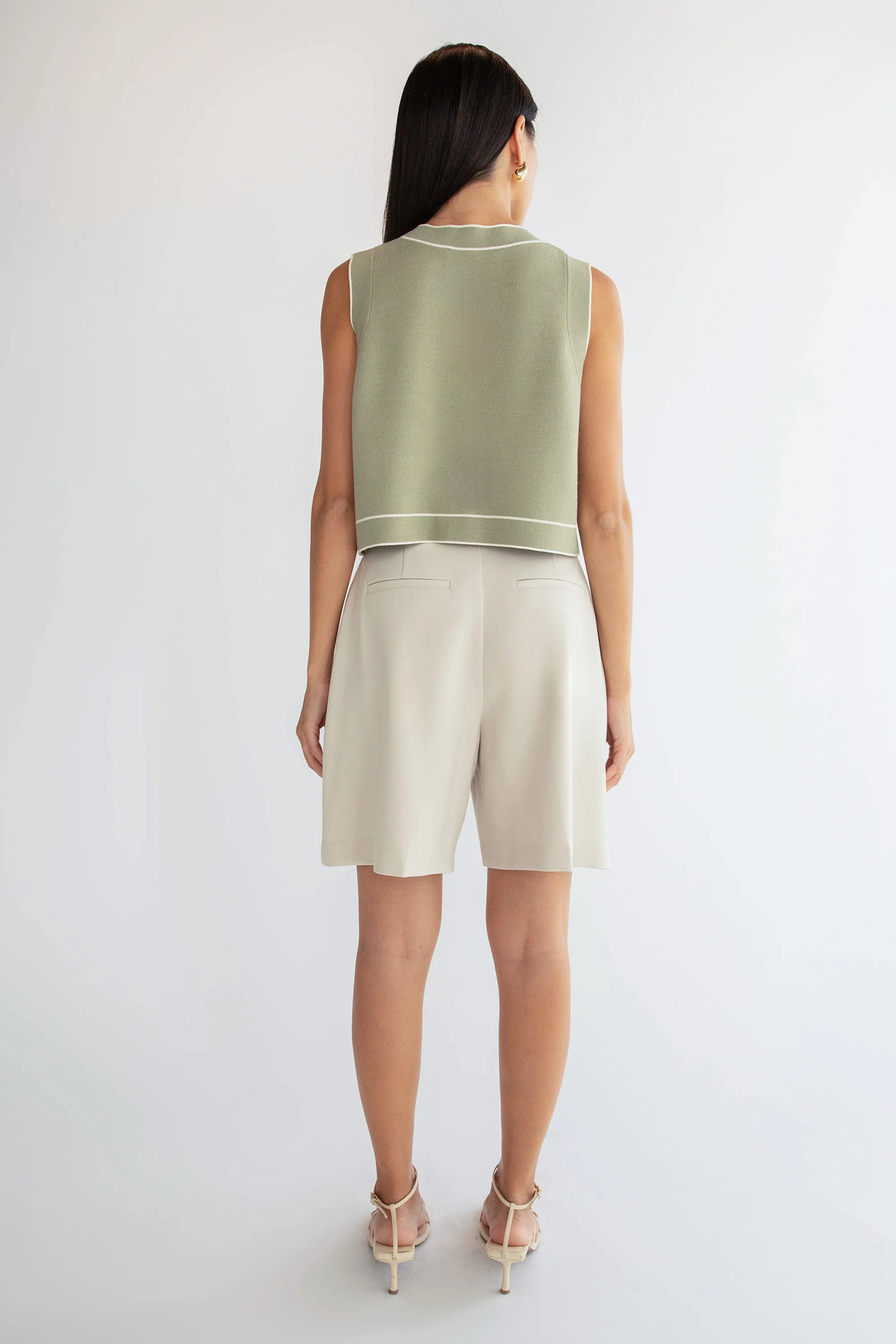 BUTTON UP SWEATER VEST - Image 11