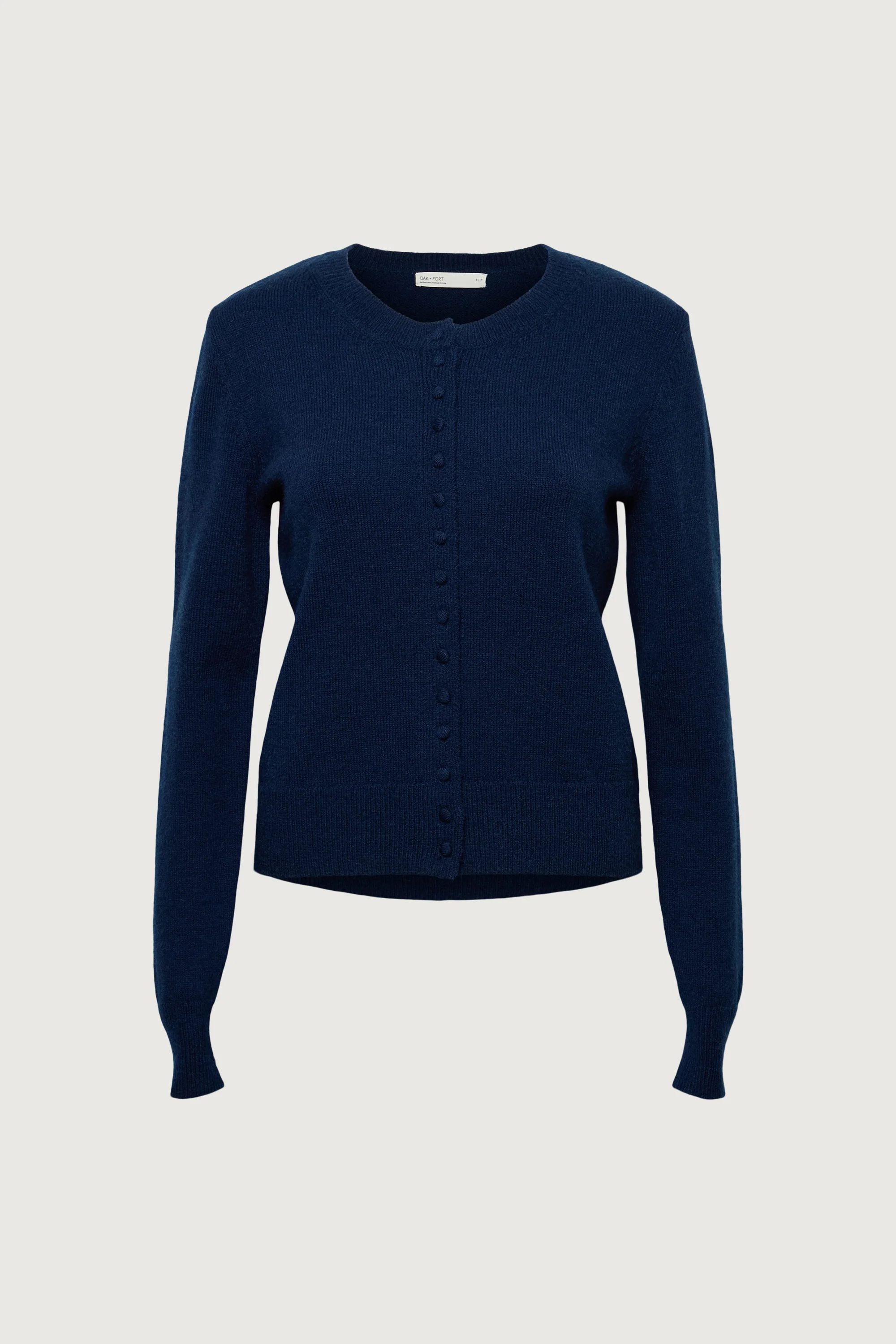 CLASSIC FIT CARDIGAN WITH COVERED BUTTONS - Image 7