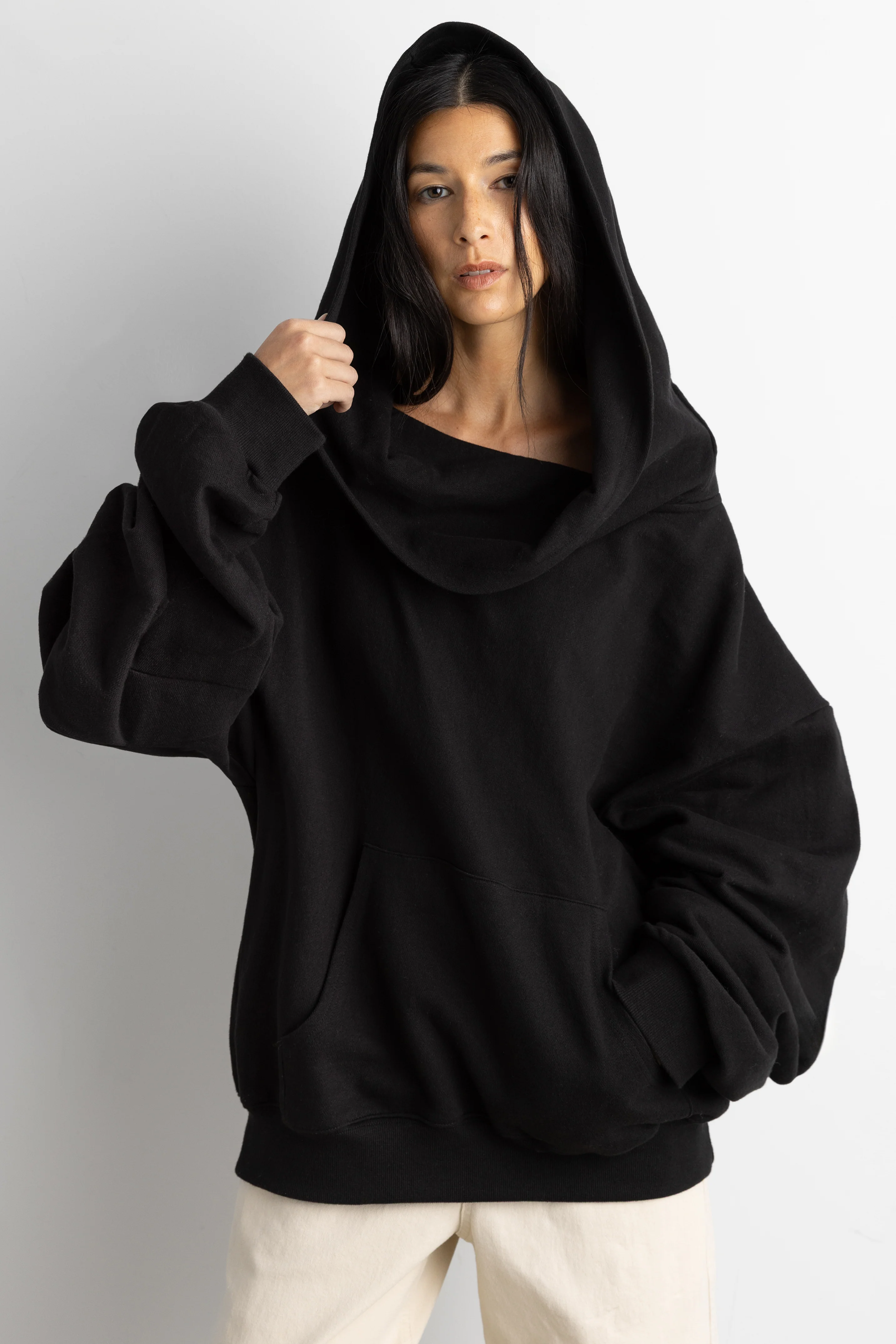 SLOUCHY OVERSIZED HOODIE - Image 4