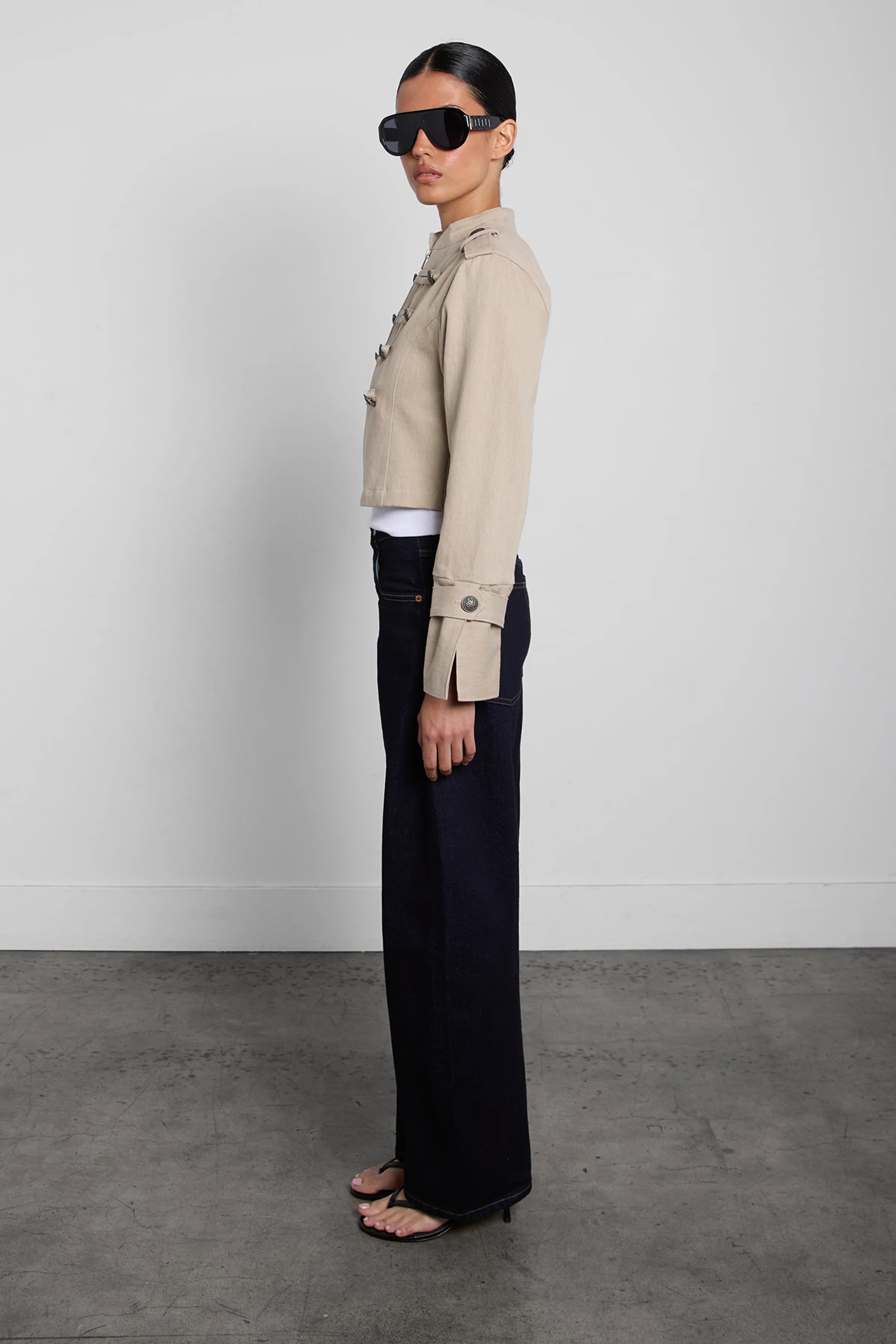 CROPPED MILITARY JACKET - Image 4