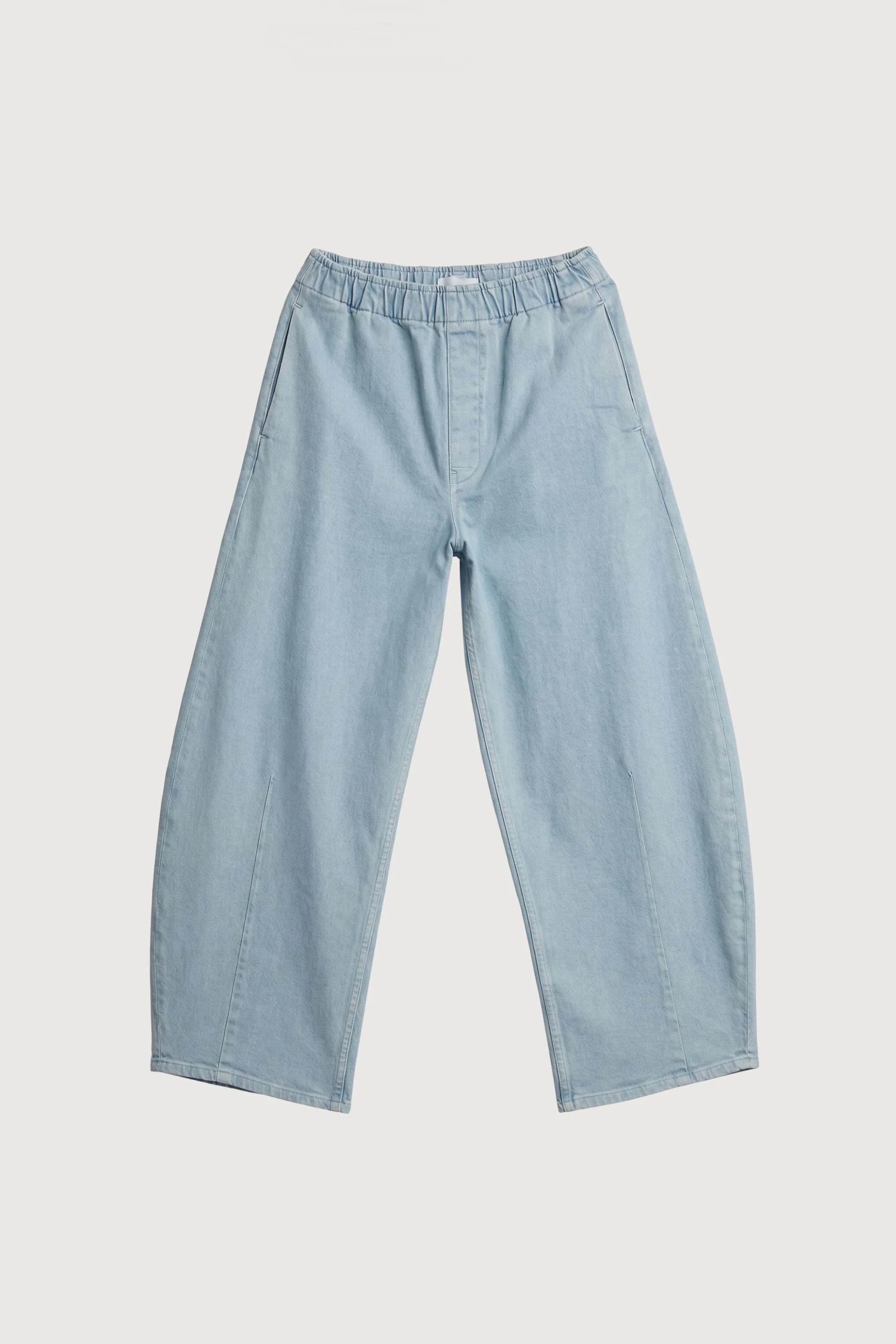 ELASTIC WAIST BARREL LEG PANT - Image 3