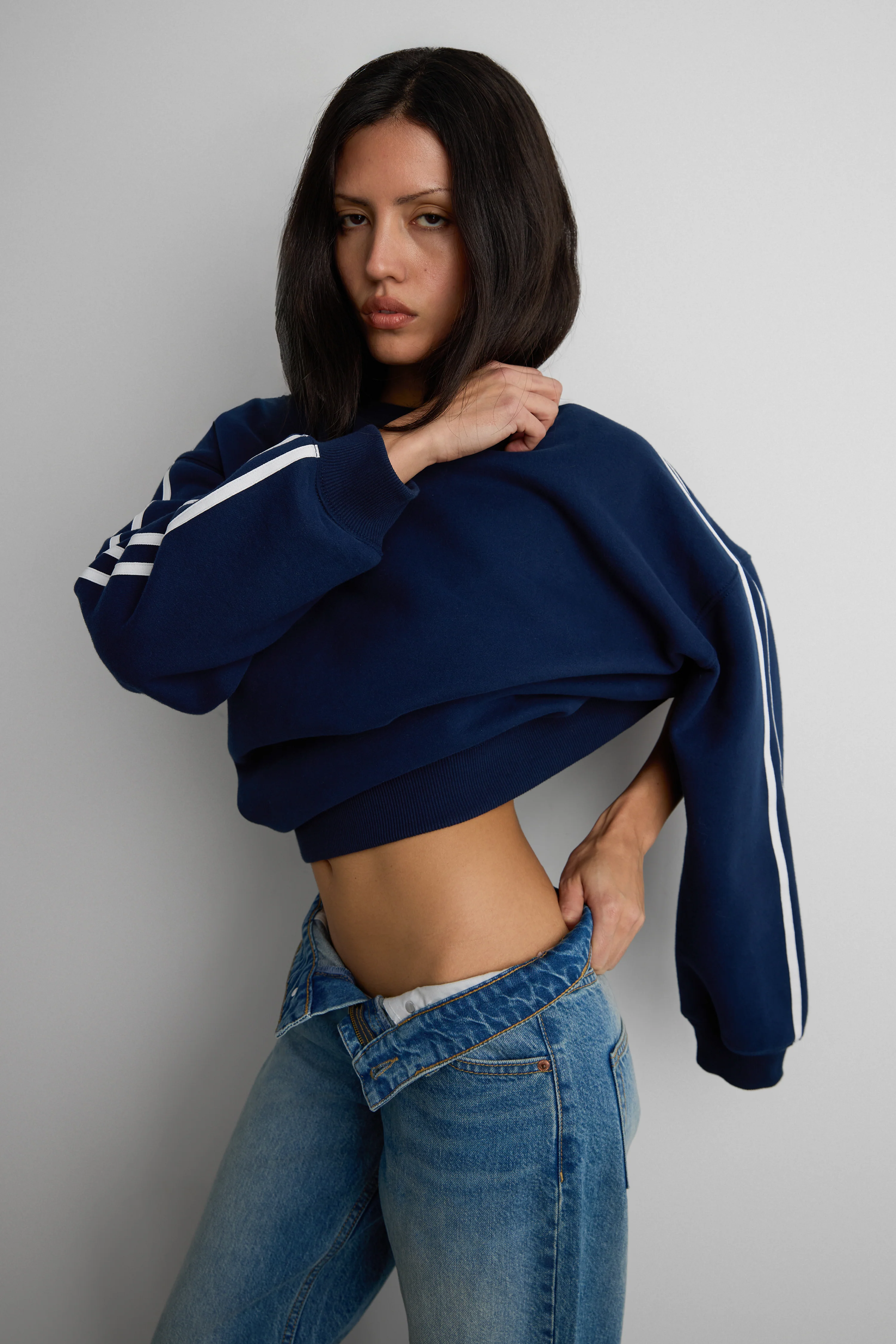 FLEECE STUDIO CREWNECK SWEATSHIRT - Image 3