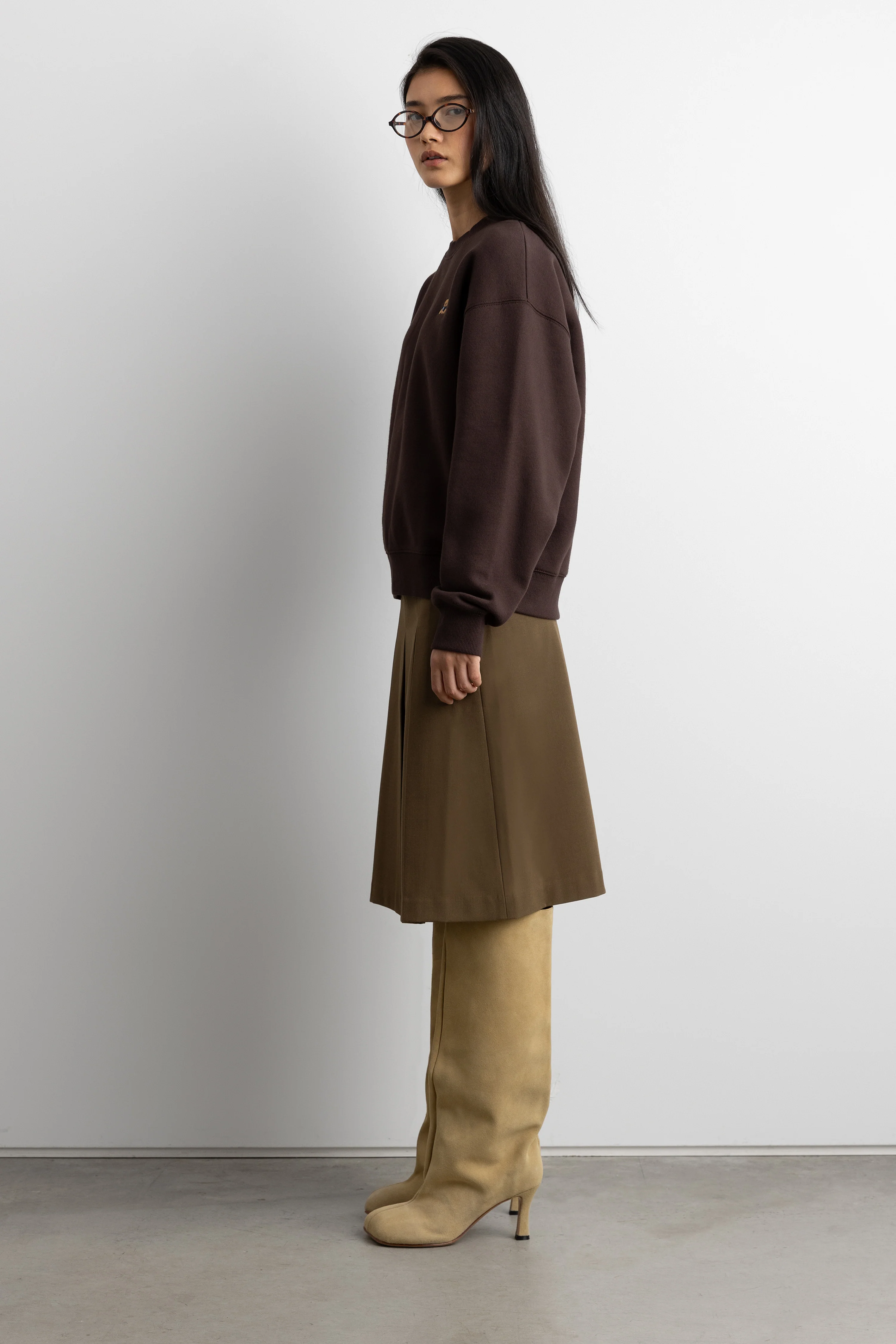 FLEECE STUDIO EMBROIDERED SWEATSHIRT - Image 3