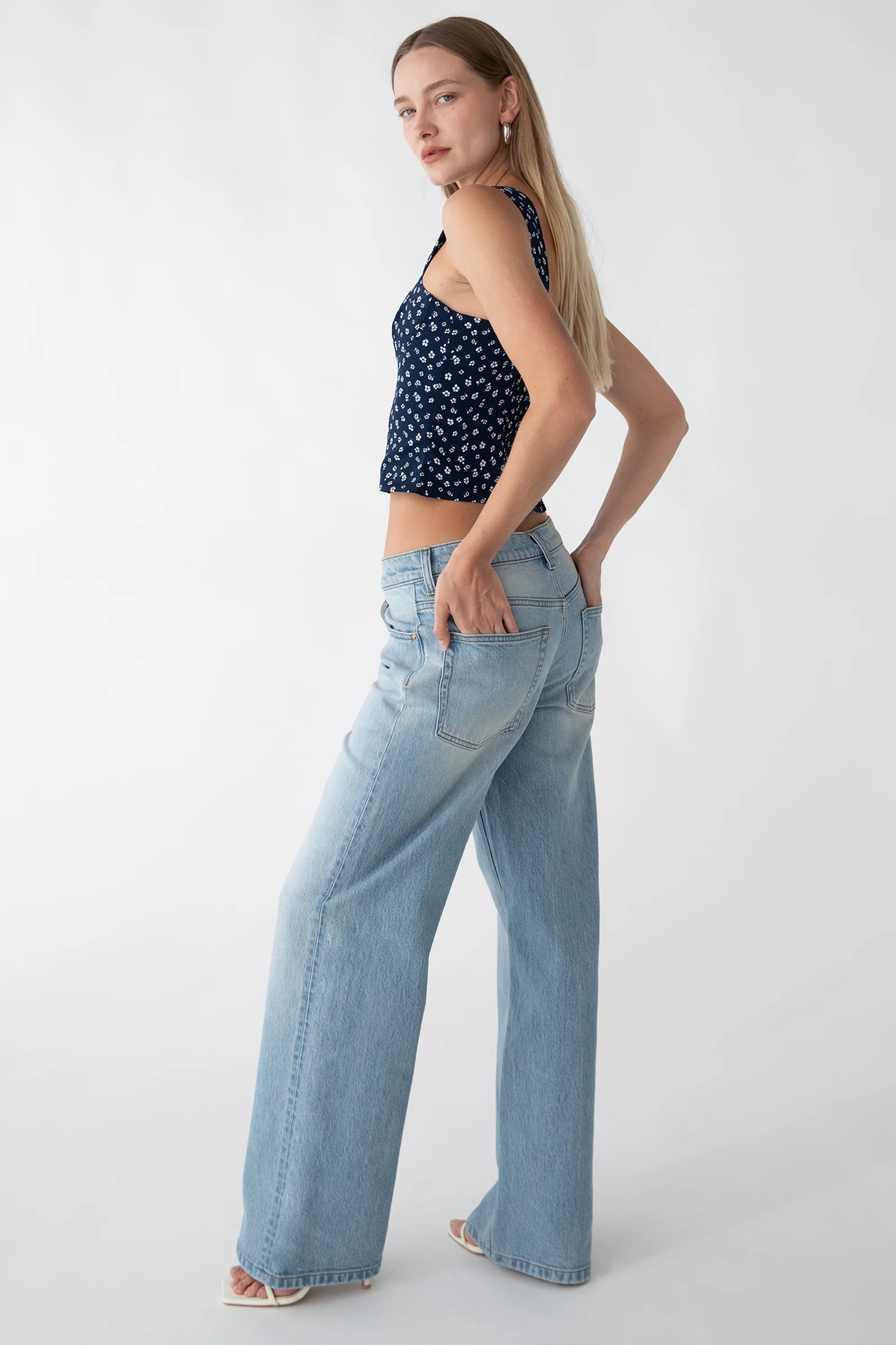 FLORAL BUSTIER TOP - Image 3