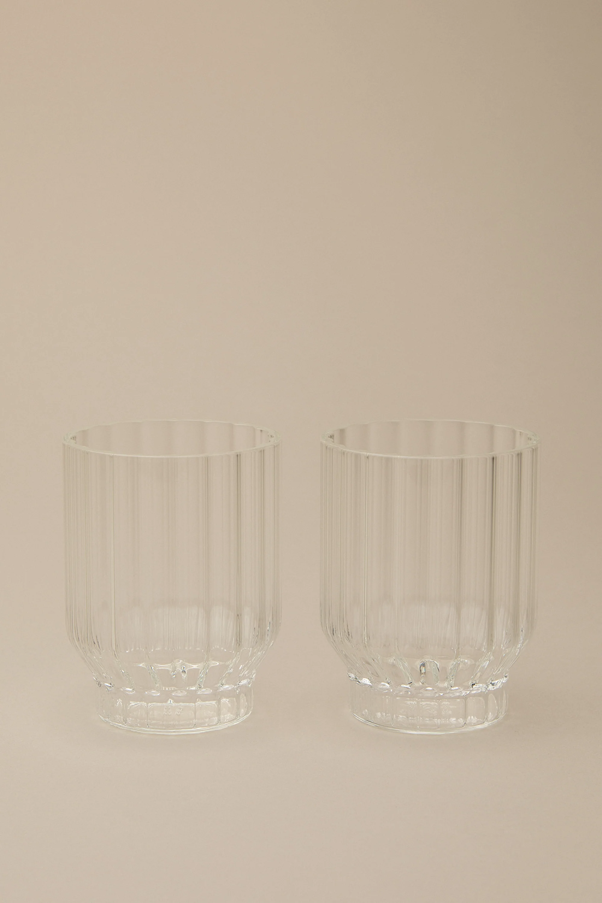 FLUTED TUMBLER GLASSES, SET OF 2 - Image 4