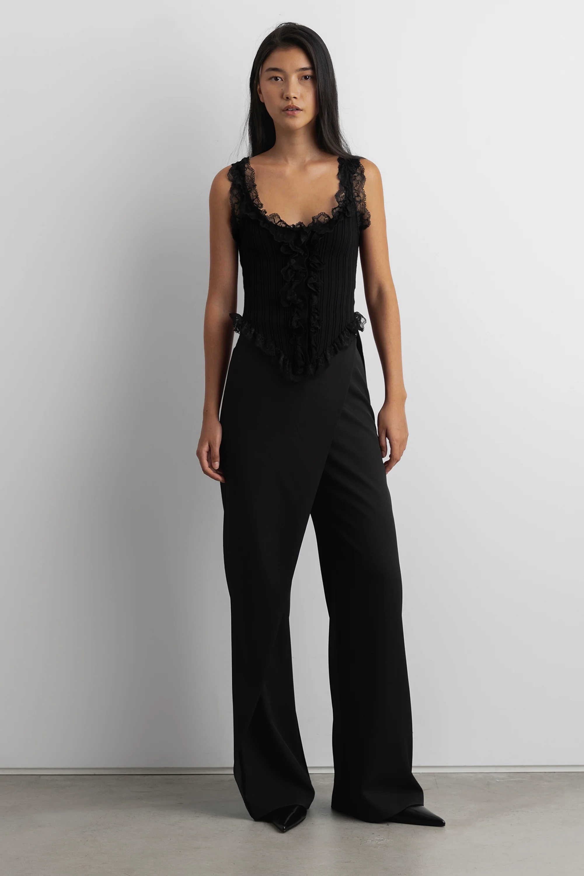 RUFFLED LACE TANK TOP - Image 12