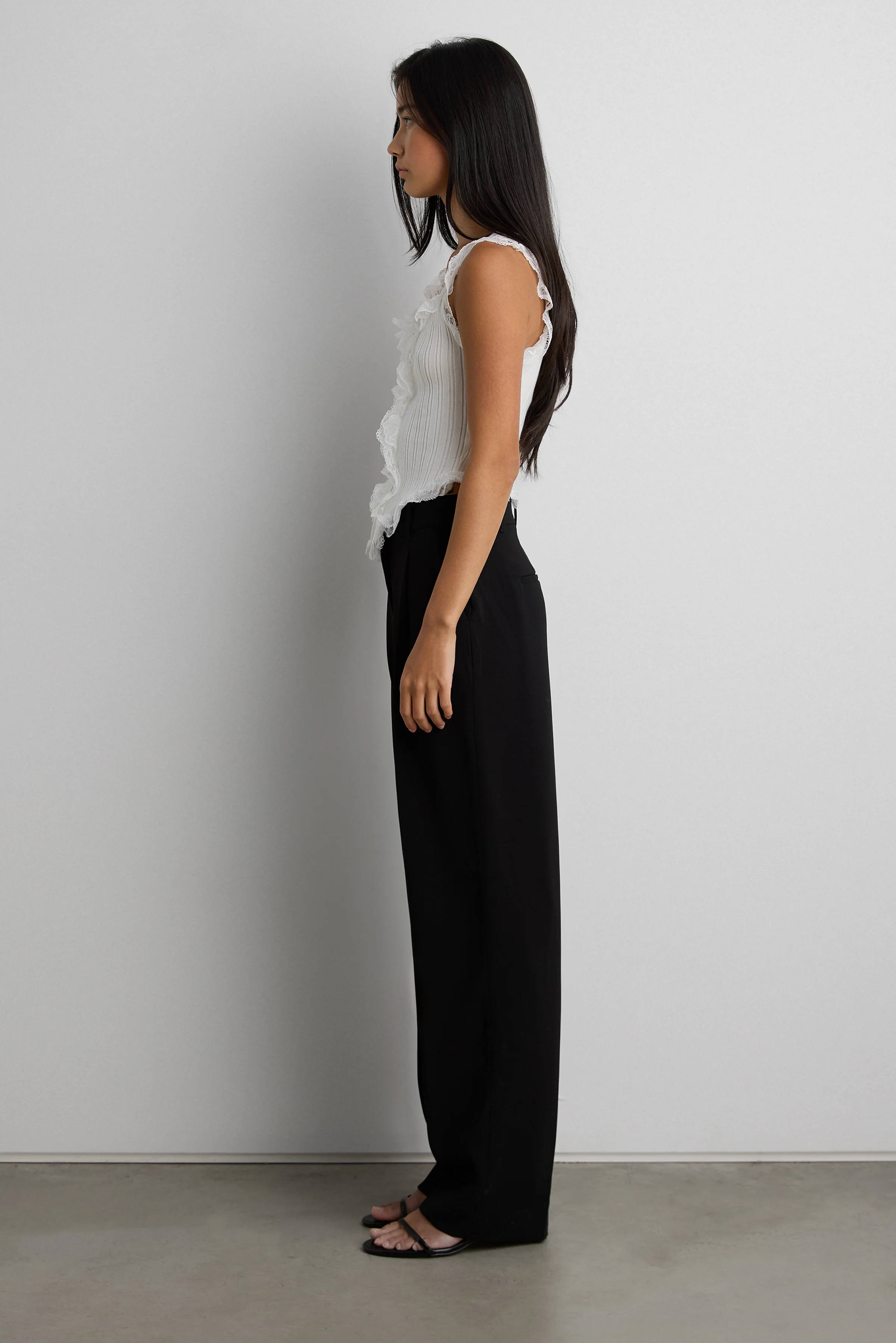RUFFLED LACE TANK TOP - Image 6