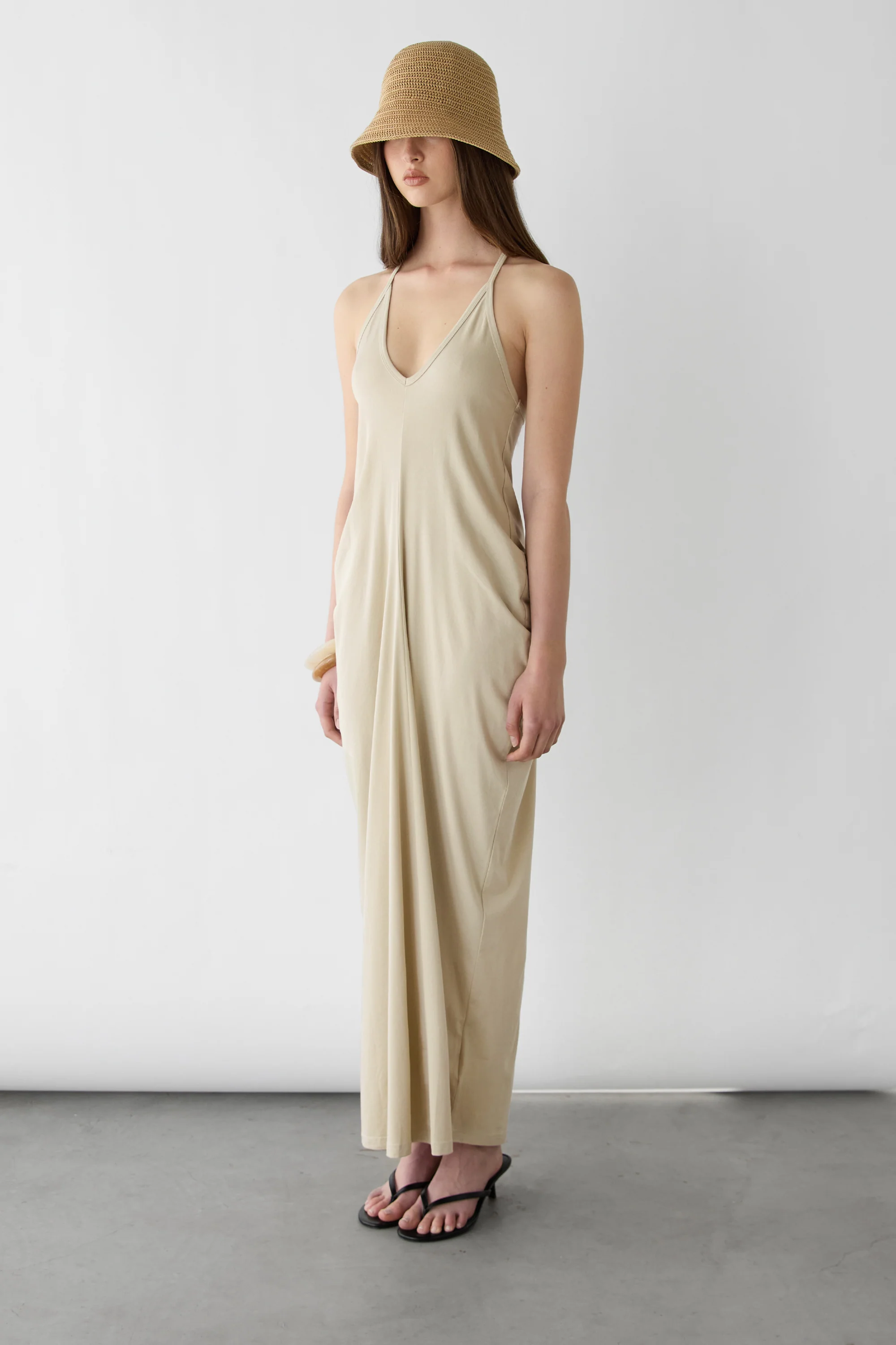 HALTER NECK MAXI DRESS - Image 2
