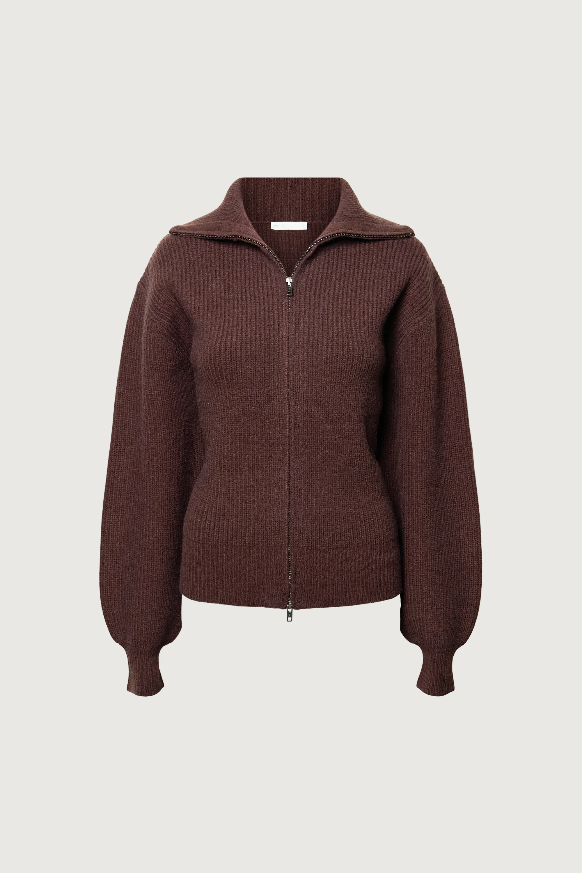 HIGH NECKLINE ZIP UP SWEATER - Image 13