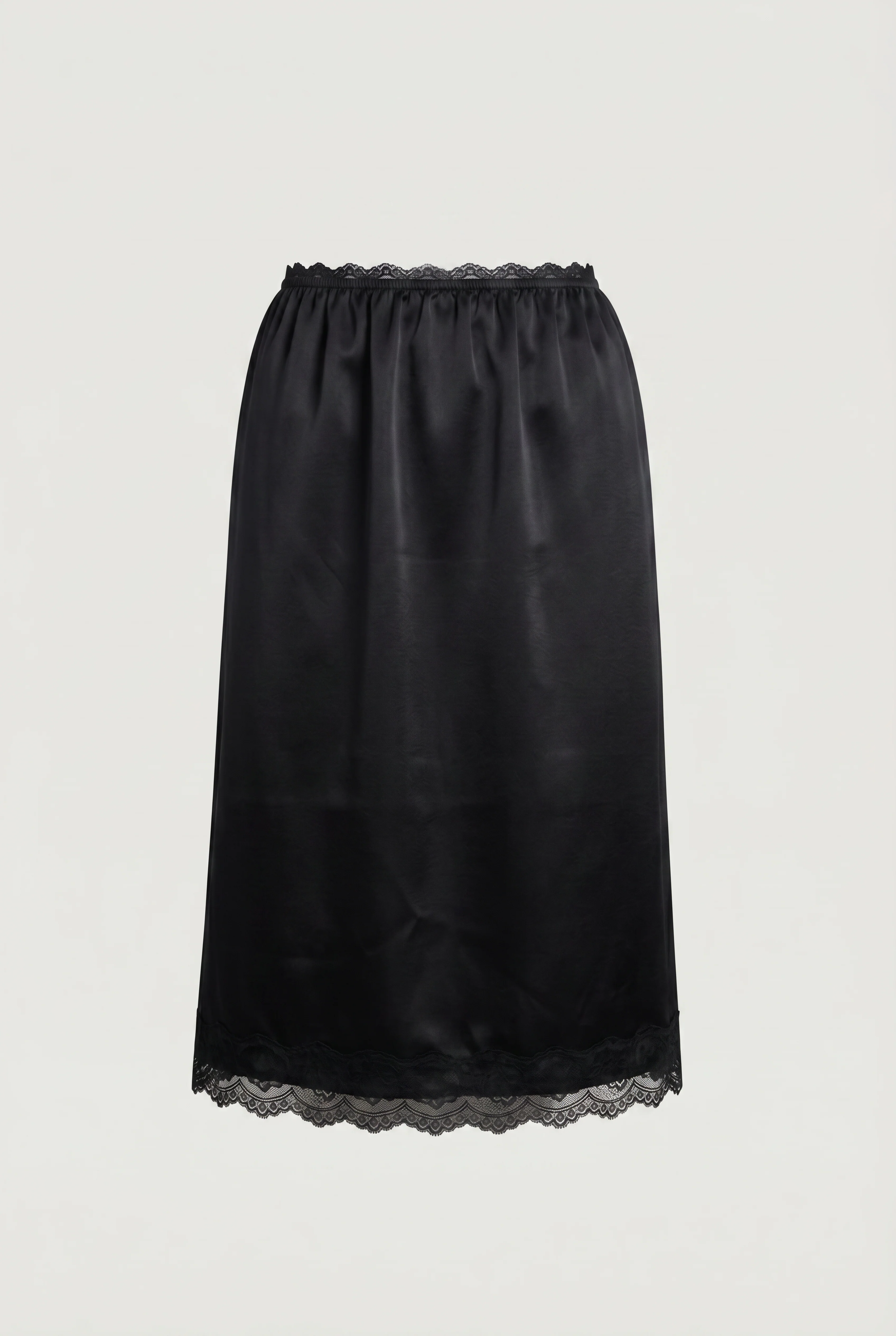 LACE TRIM MIDI SKIRT - Image 5