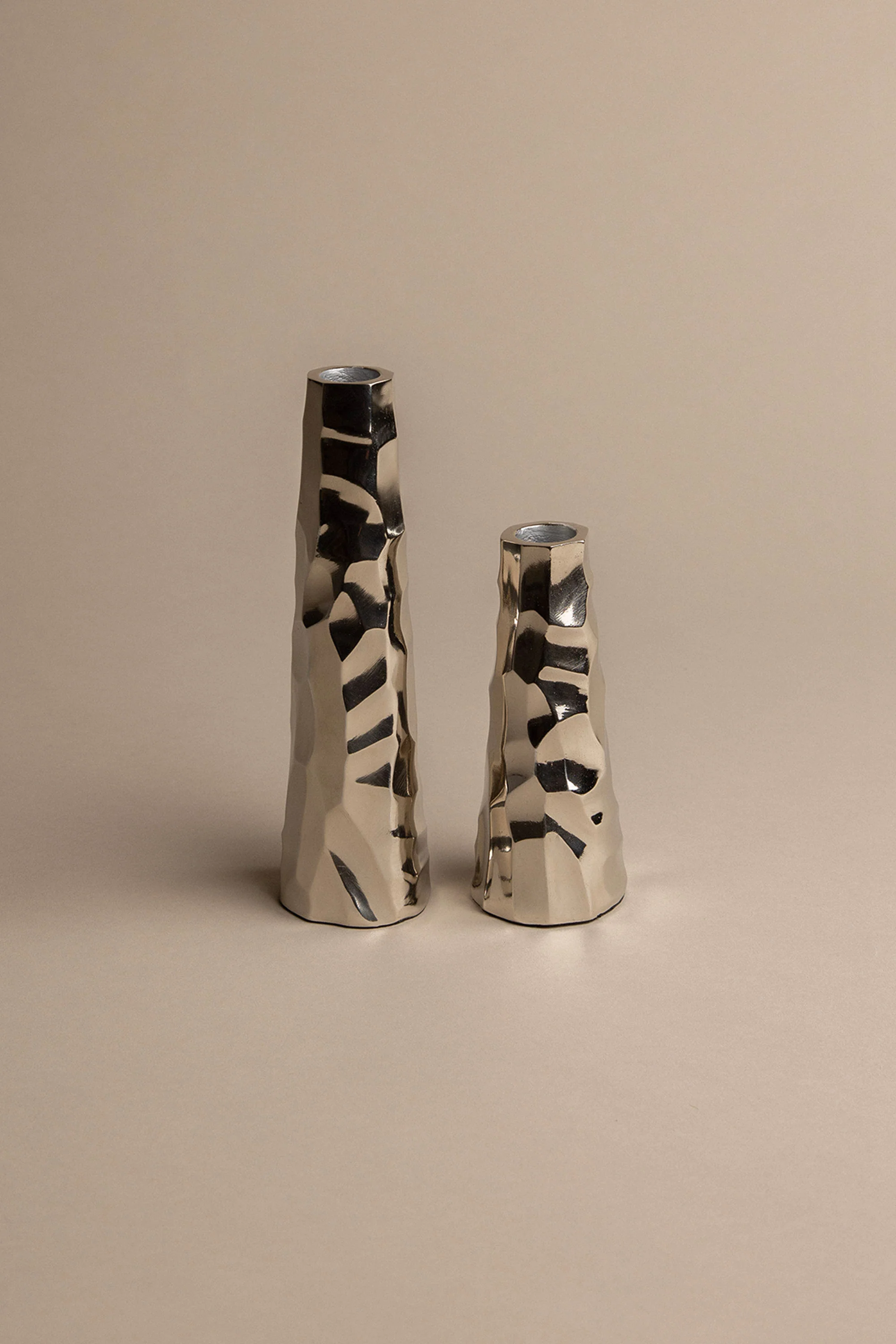 LARGE MERCURY TAPER CANDLE HOLDER - Image 4