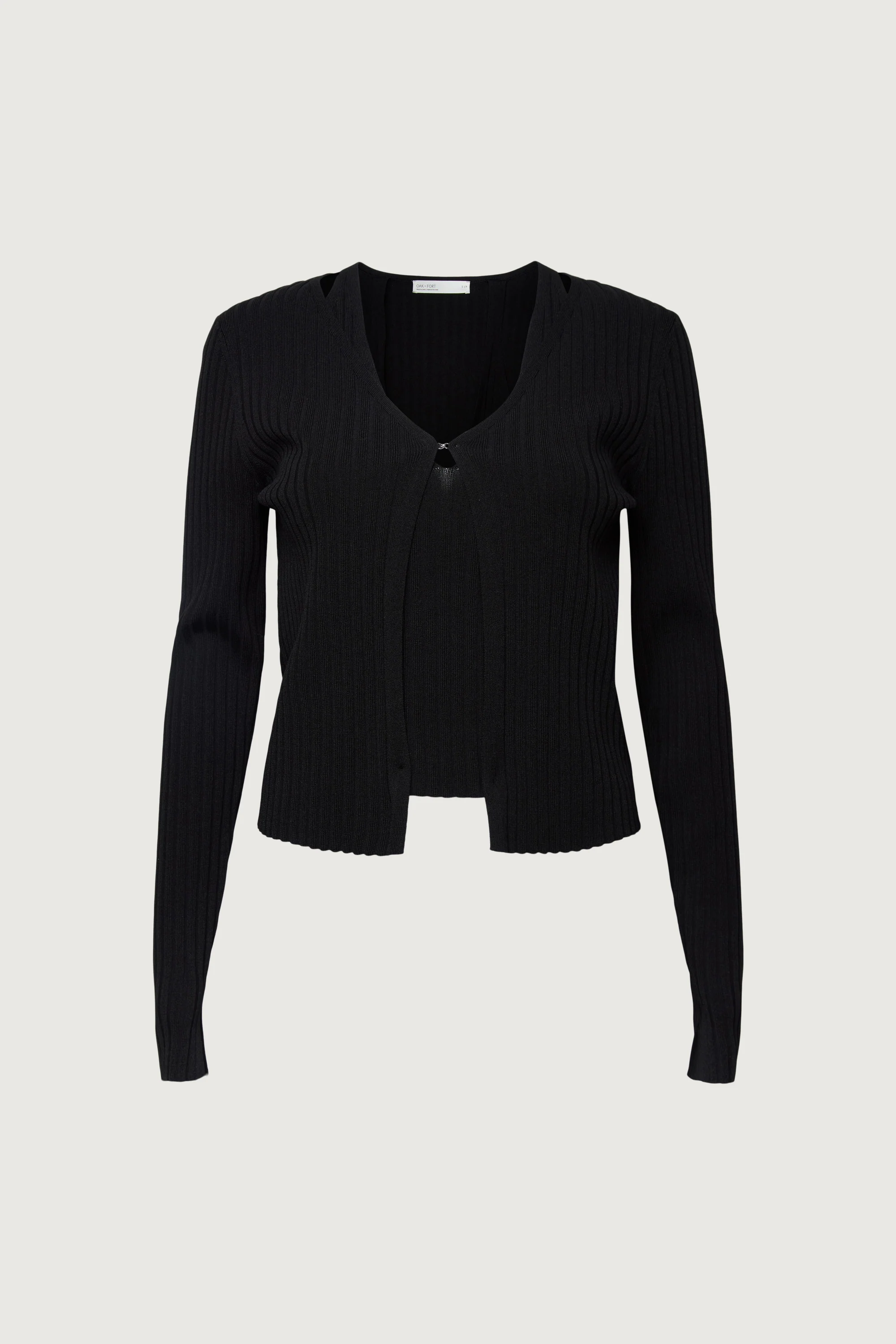 LAYERED EFFECT HALTER CARDIGAN - Image 6