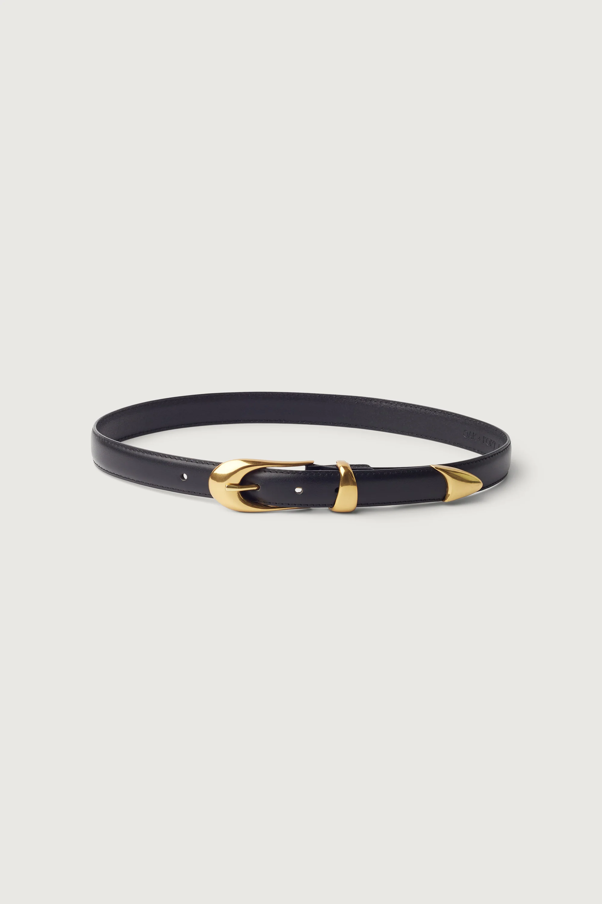 GENUINE LEATHER METAL TIP BELT - Image 2