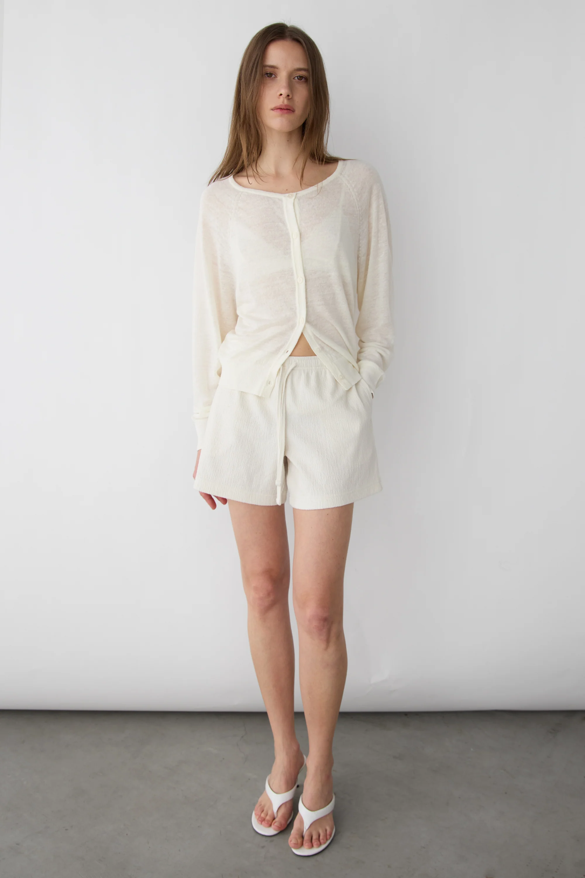LINEN BLEND CARDIGAN - Image 6