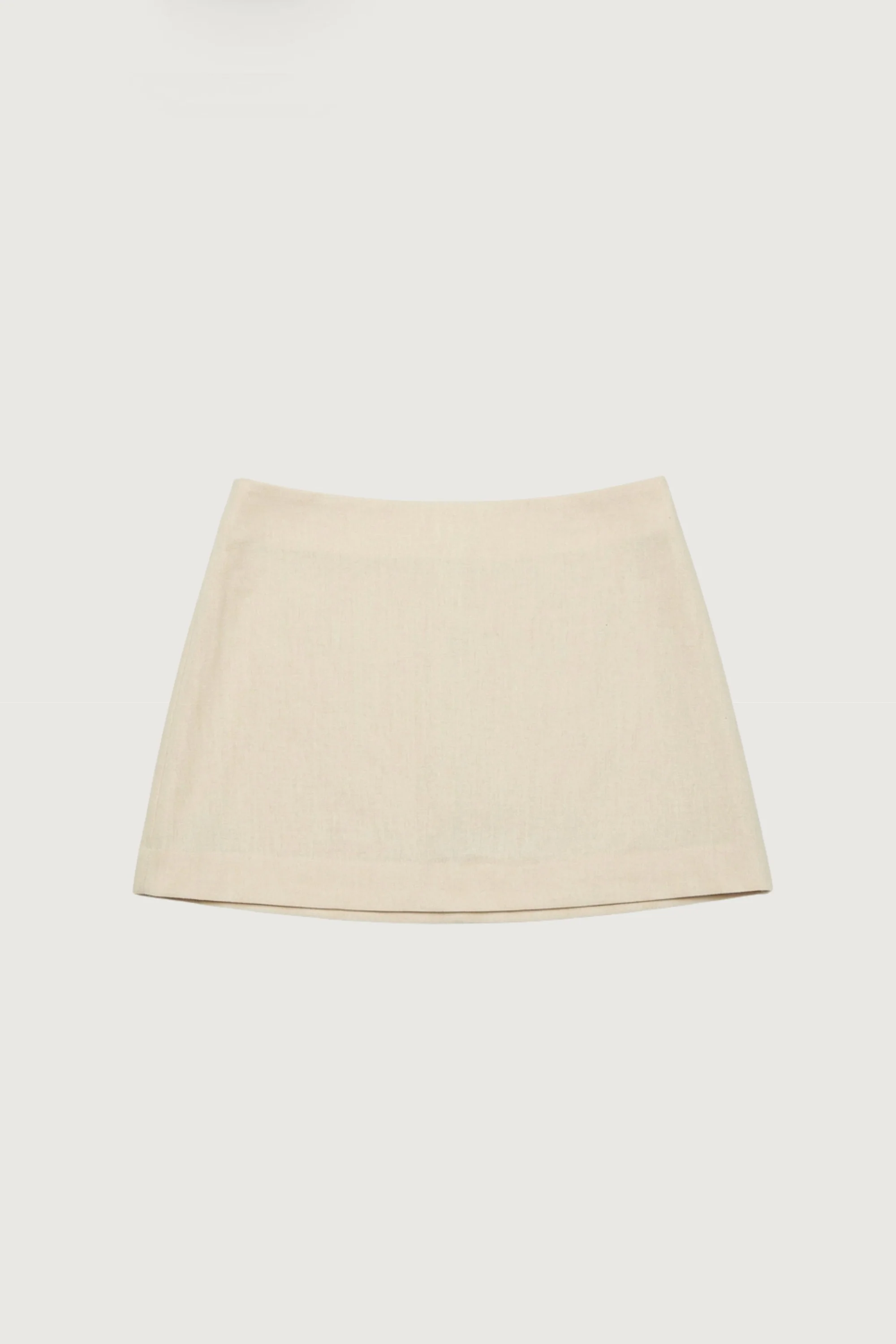 LINEN BLEND MINI SKIRT - Image 6