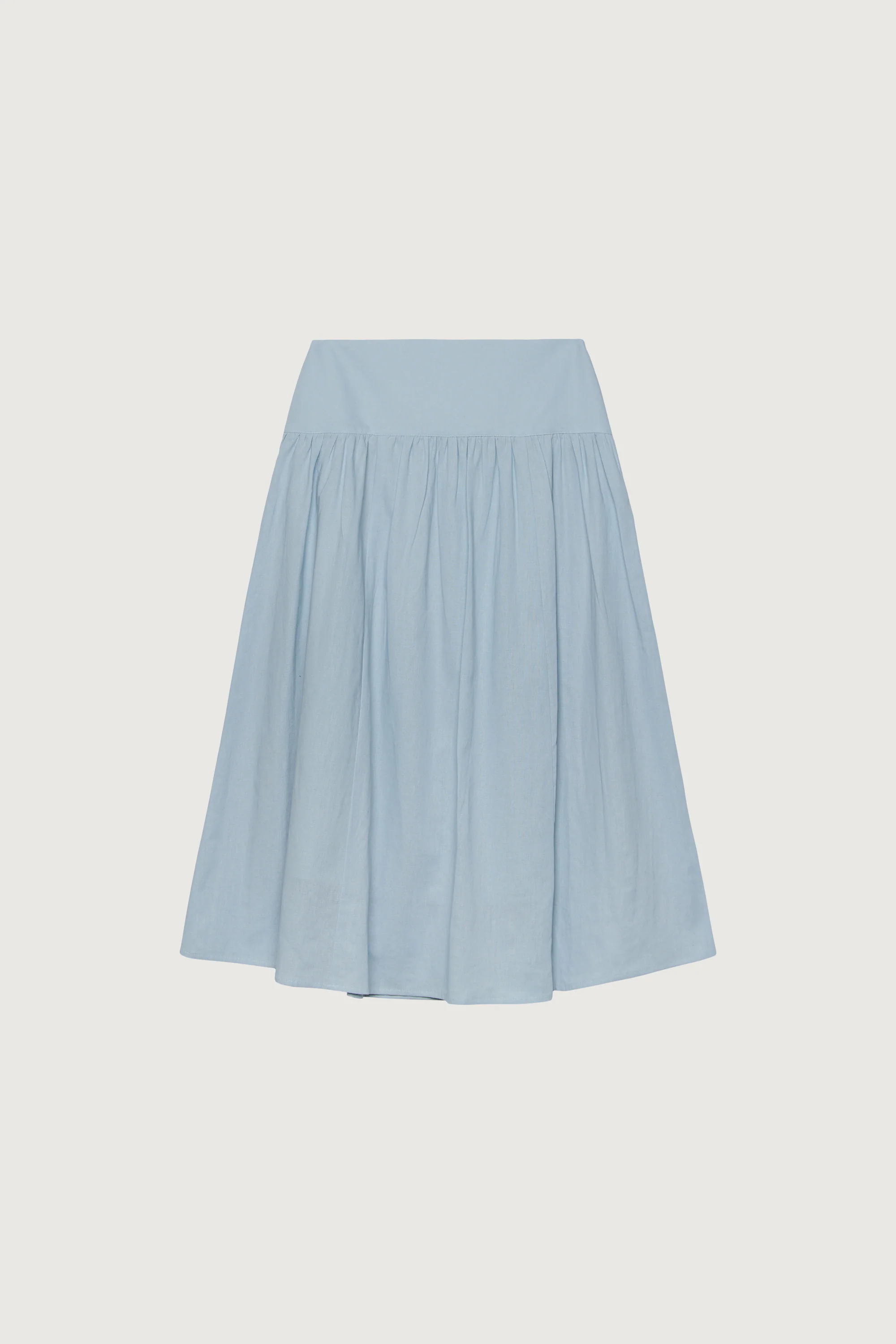 LINEN MIDI SKIRT - Image 3