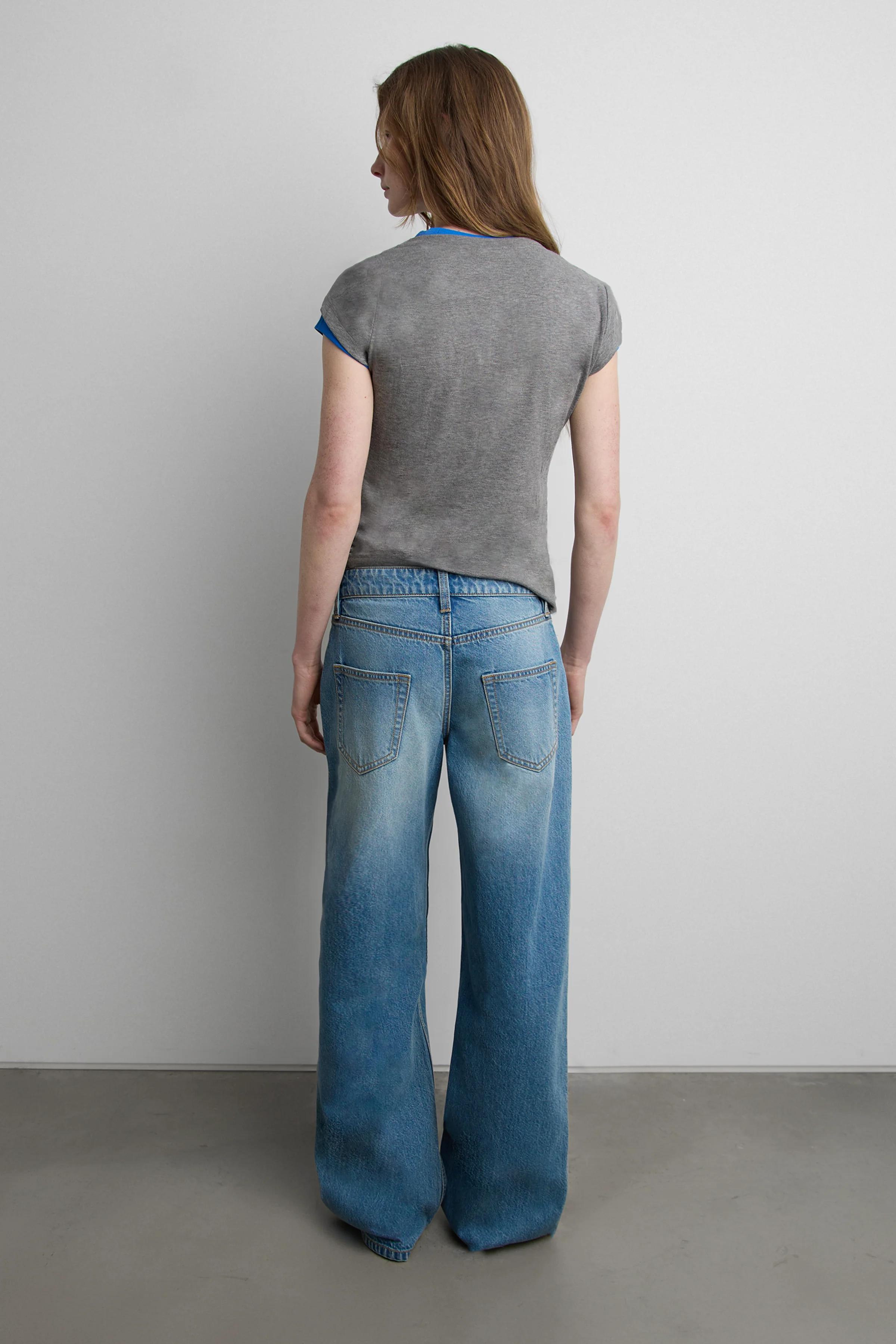 LOW RISE STRAIGHT LEG JEAN - Image 10