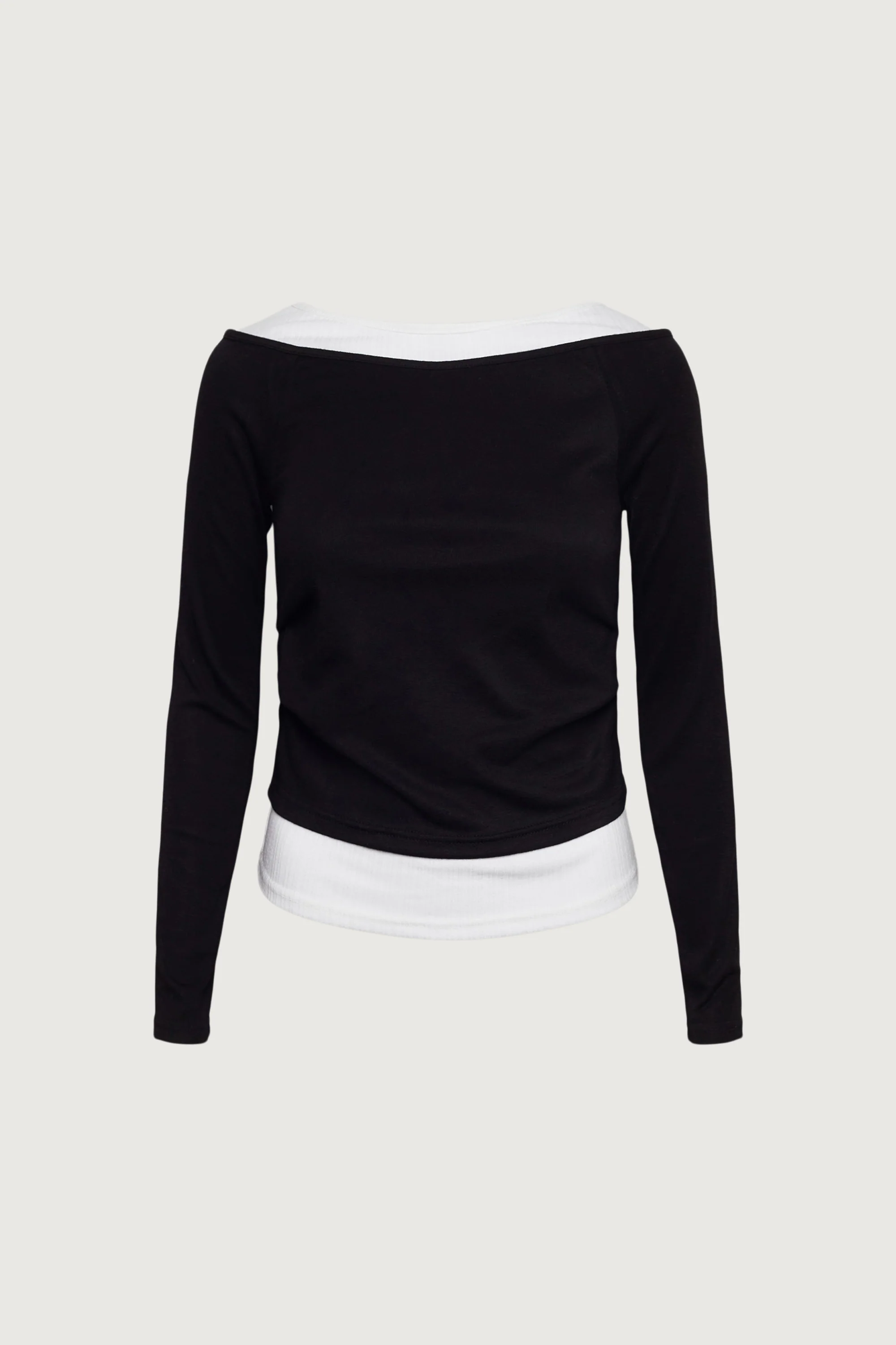 LAYERED BOAT NECK TOP - Image 13