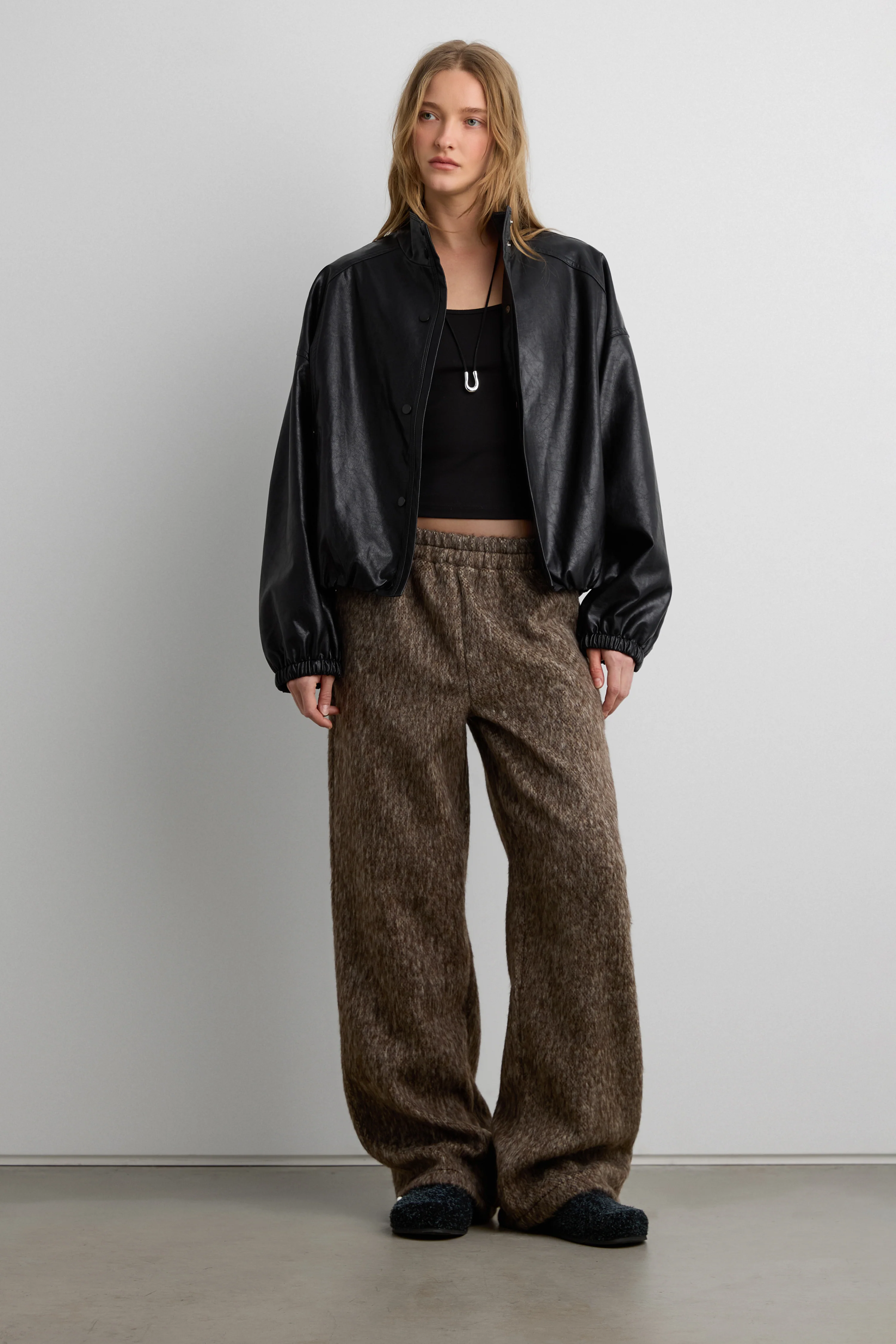 MARLED ELASTIC WAISTBAND PANT