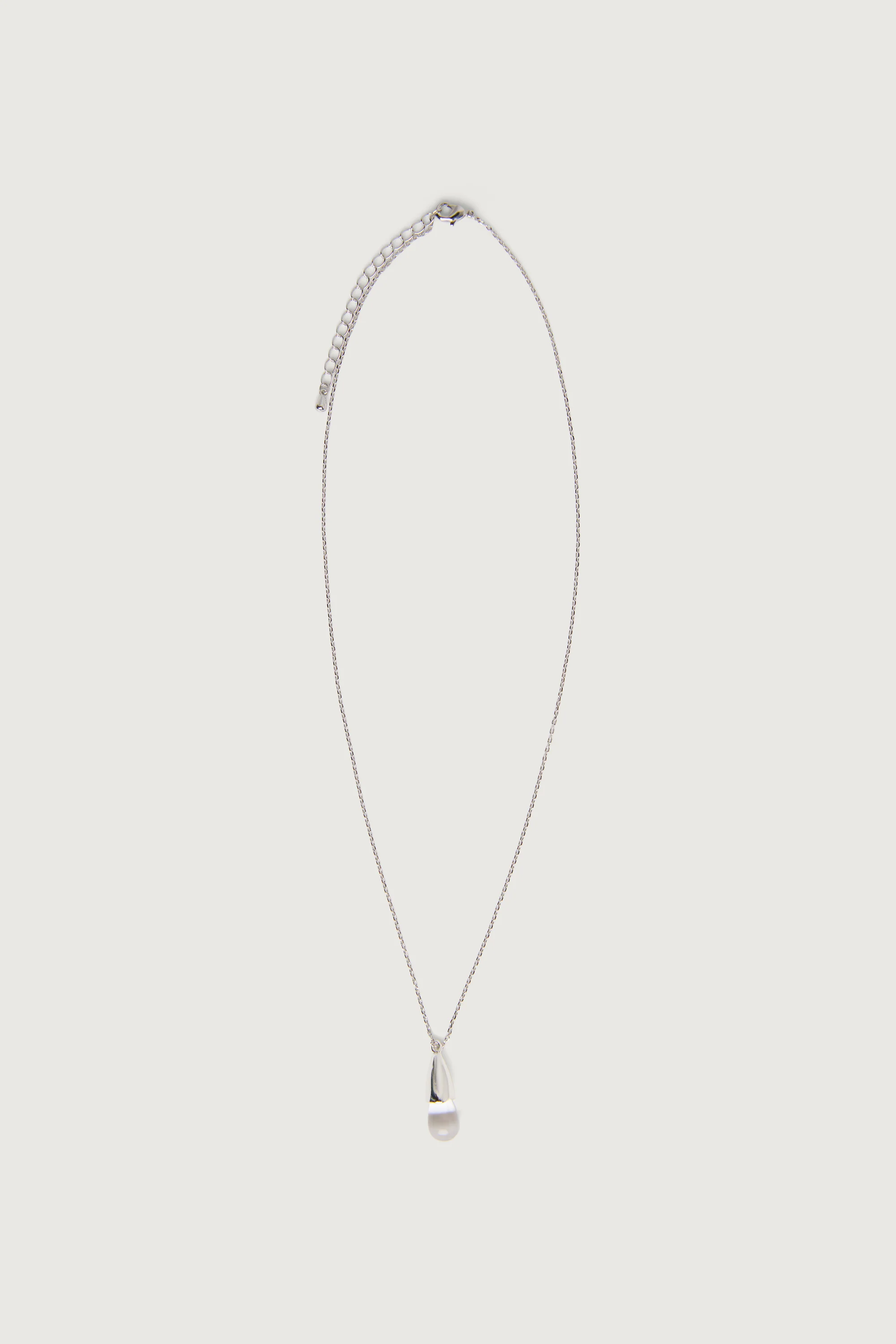 METALLIC DROP LONG NECKLACE - Image 5