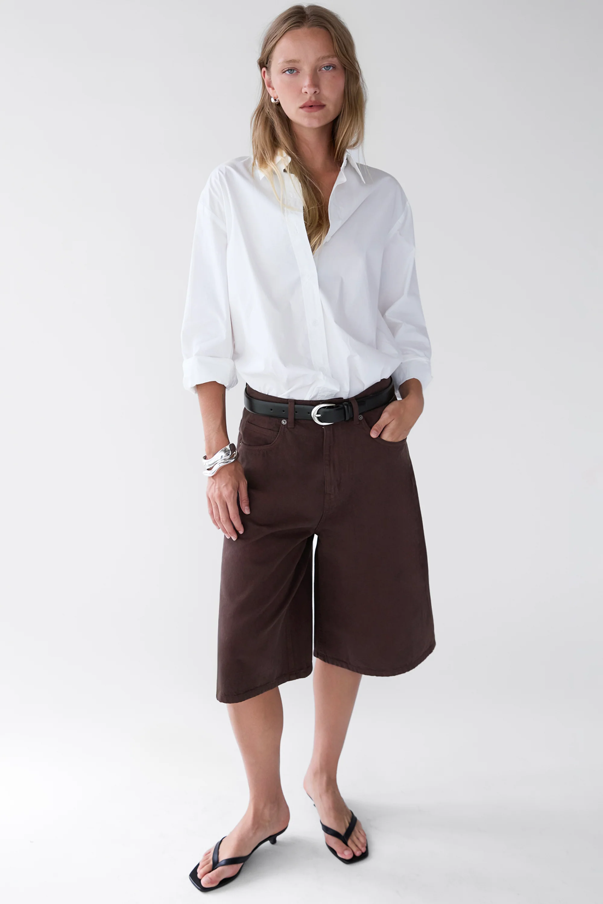 TWILL DENIM JORT - Image 6