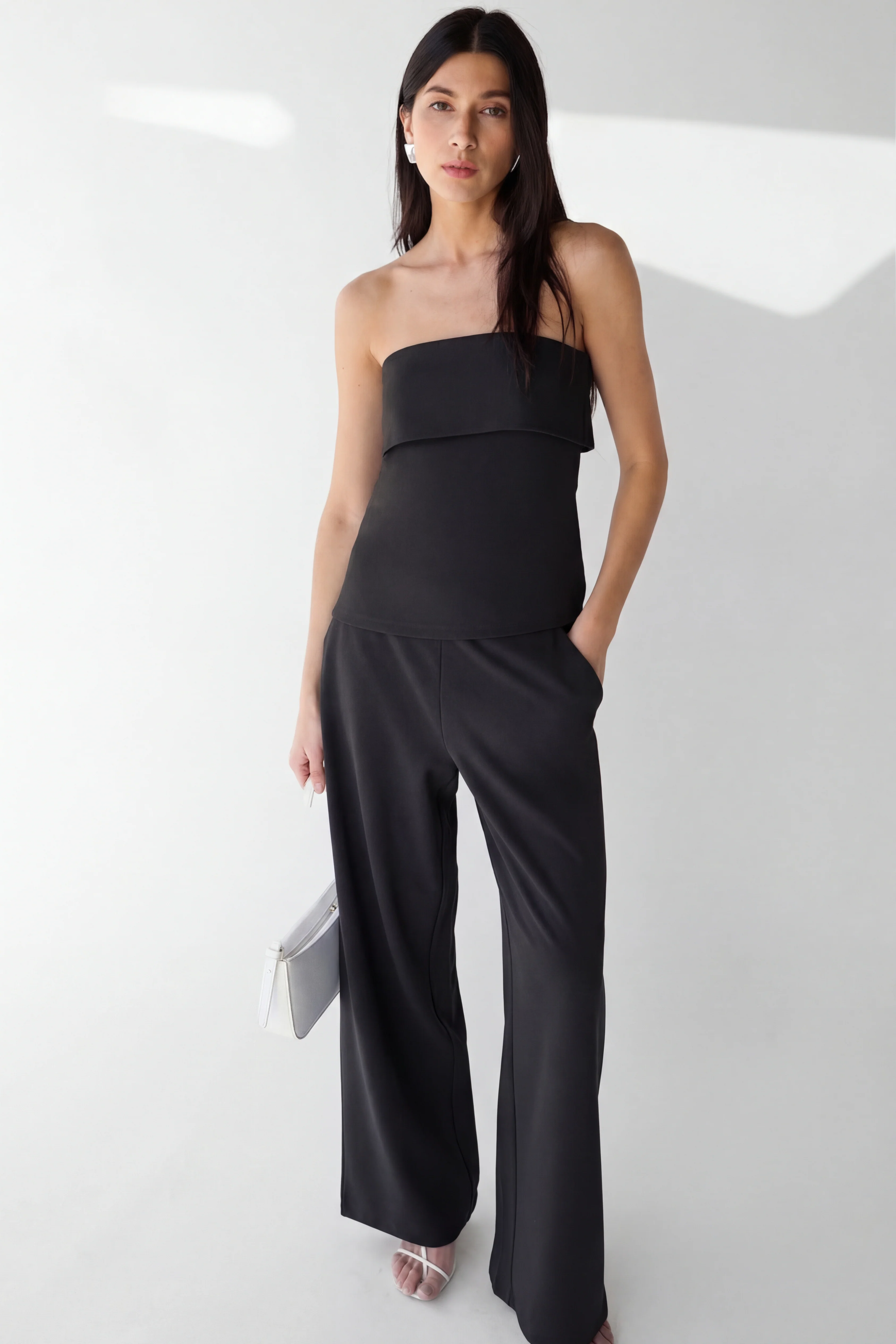MID-RISE WIDE LEG PANT - Image 6