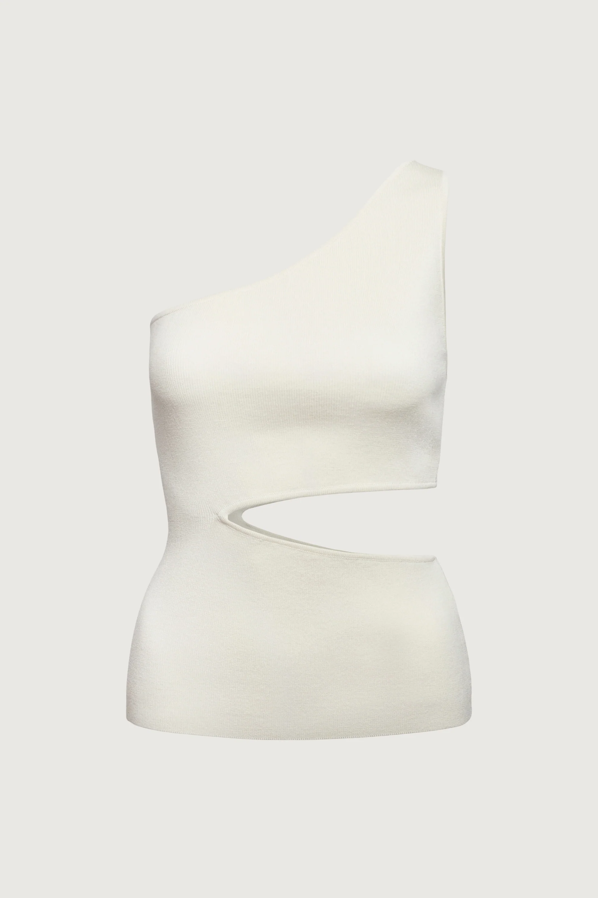 ONE SHOULDER KNIT TANK WITH CUTOUT - Image 6