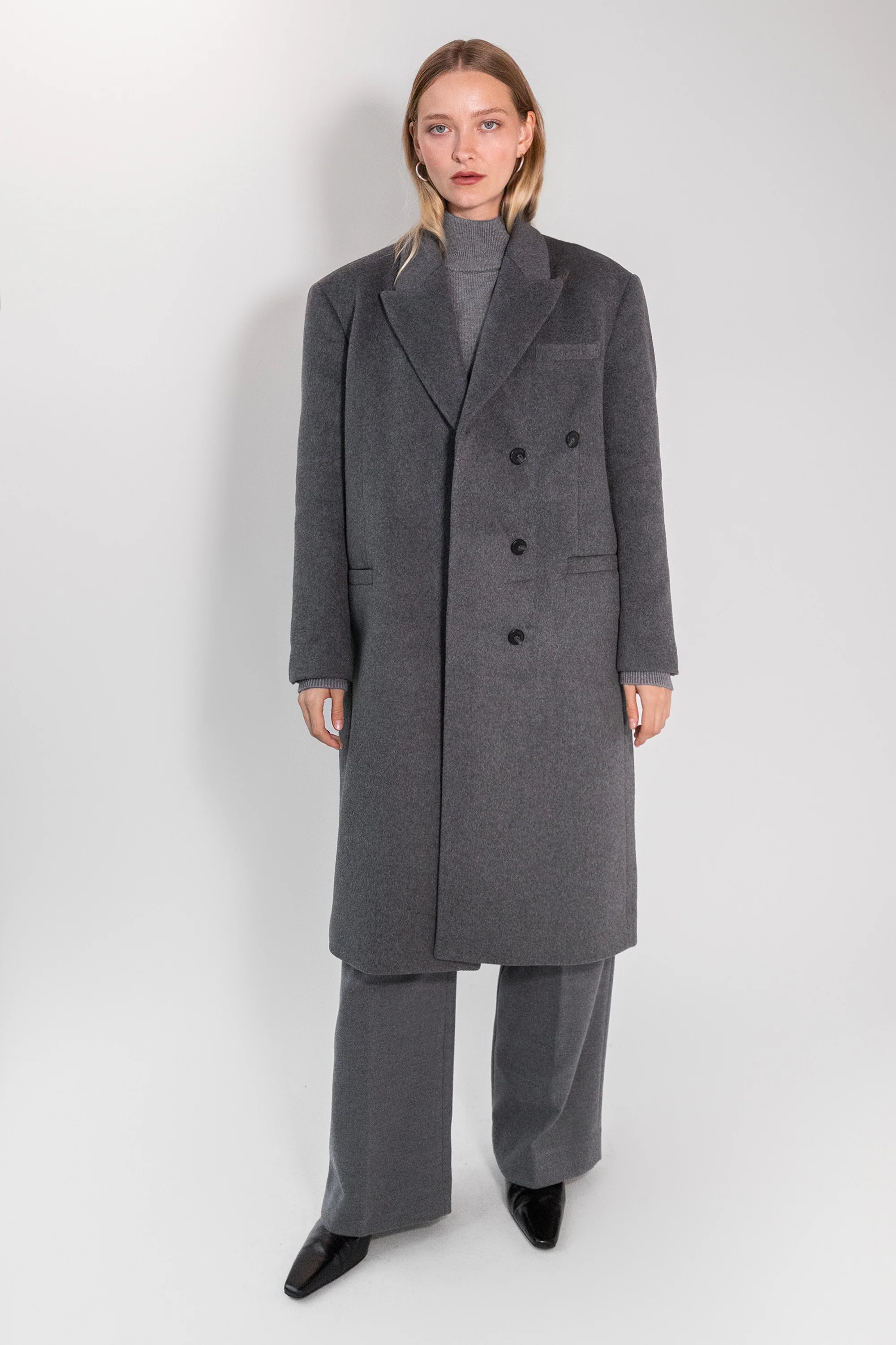 OVERSIZED WOOL-BLEND COAT - Image 6
