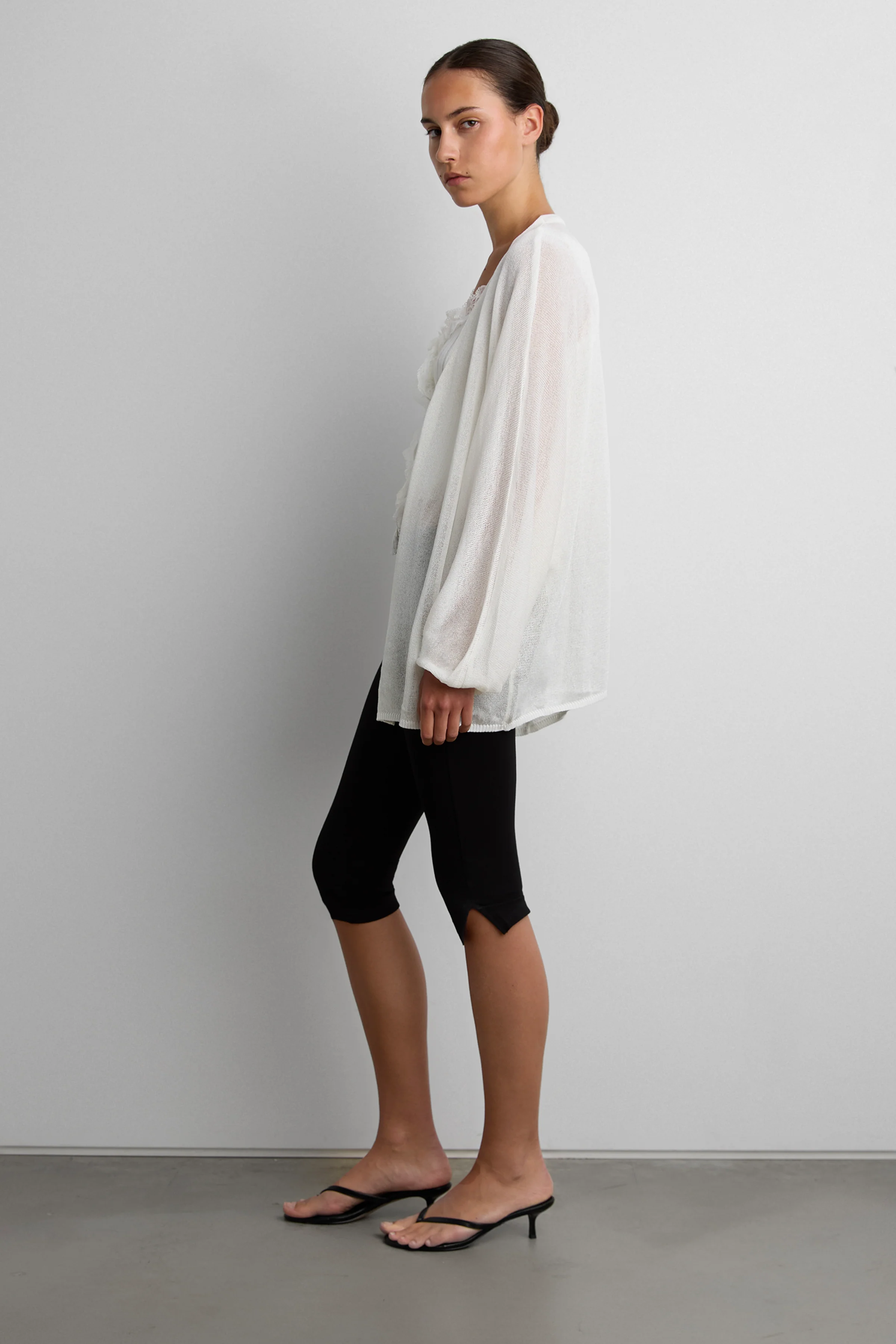 OVERSIZED SHEER CARDIGAN - Image 3