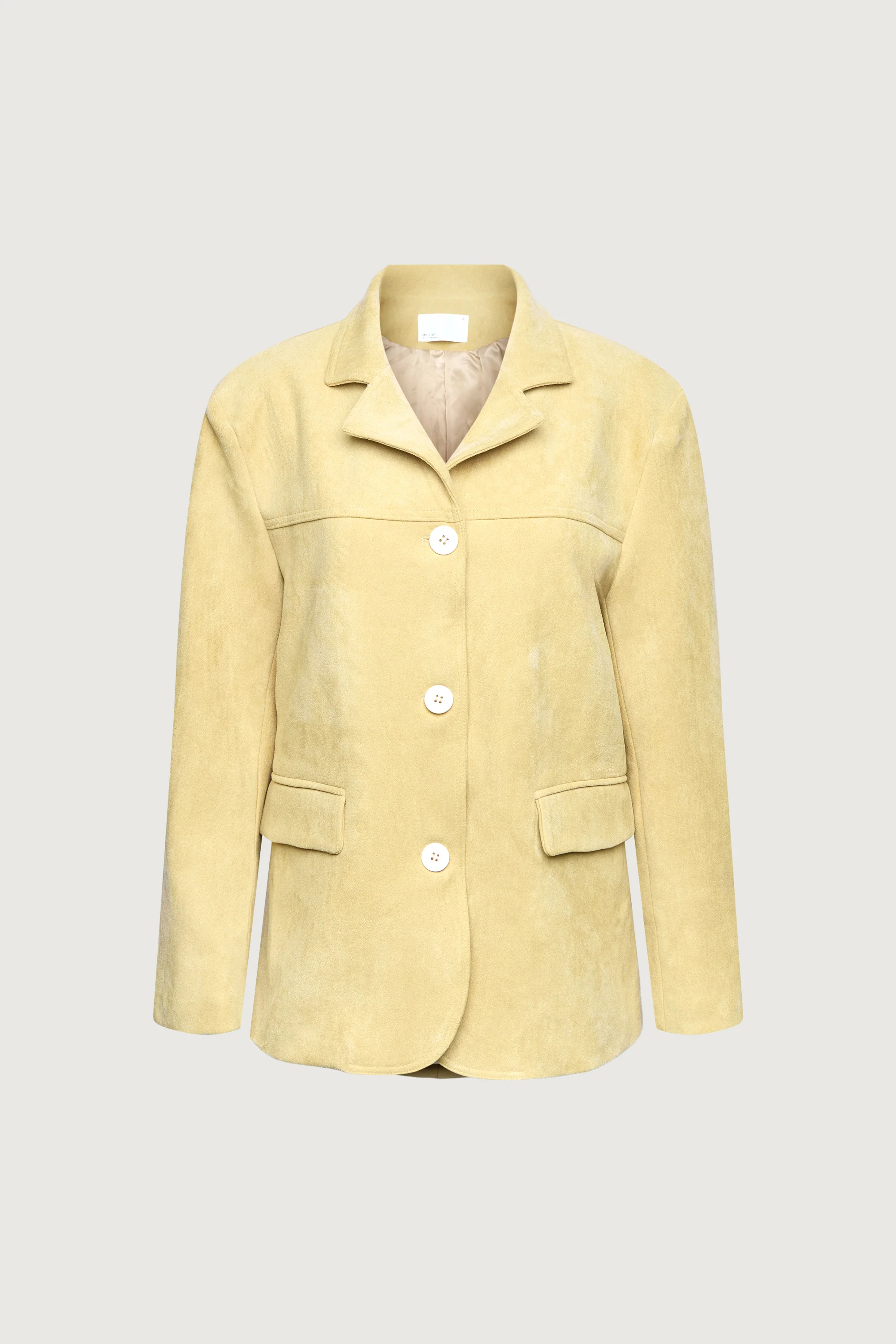 OVERSIZED VEGAN SUEDE BLAZER - Image 12
