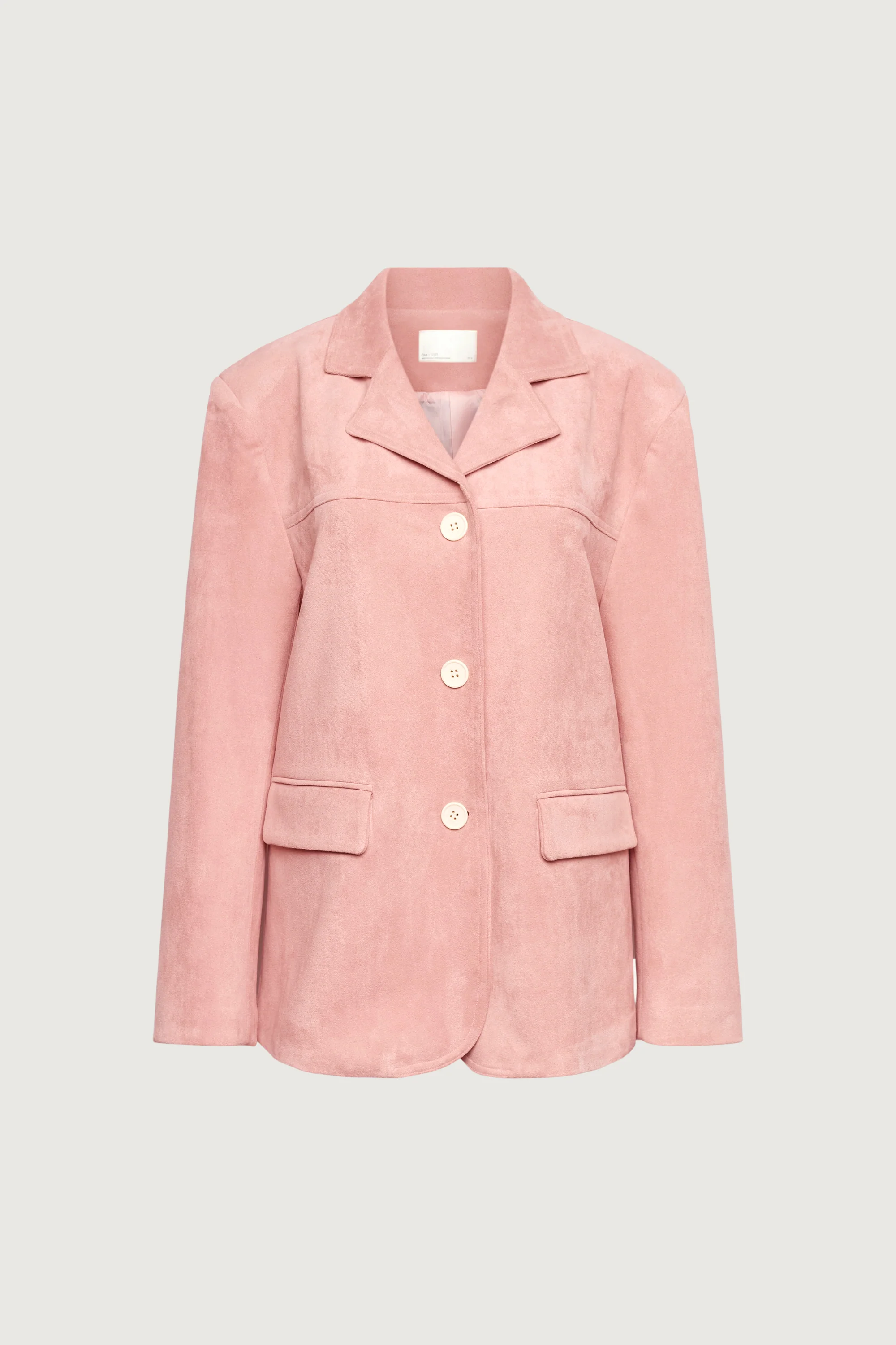OVERSIZED VEGAN SUEDE BLAZER - Image 18