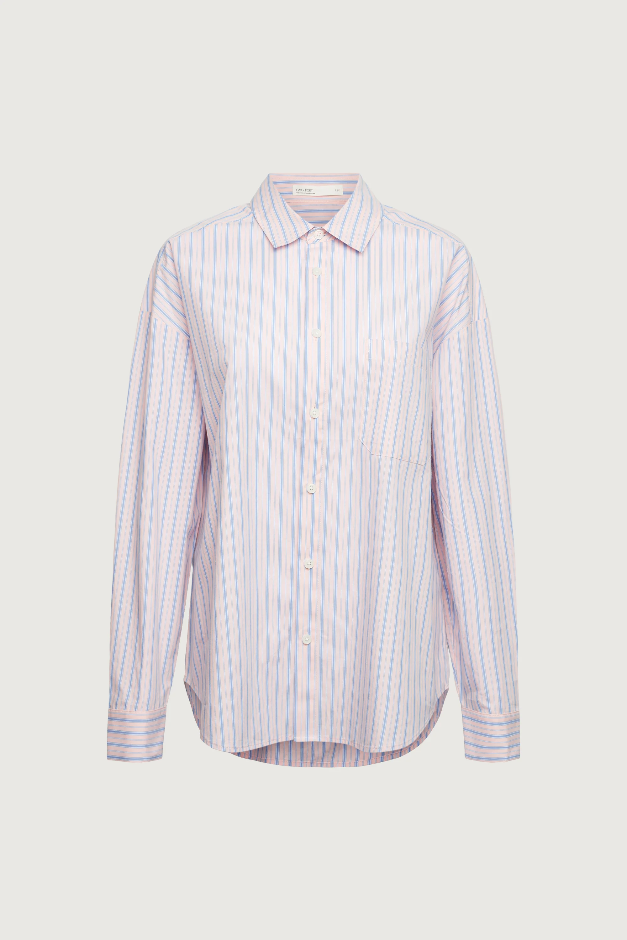 STRIPED COTTON POPLIN SHIRT - Image 9