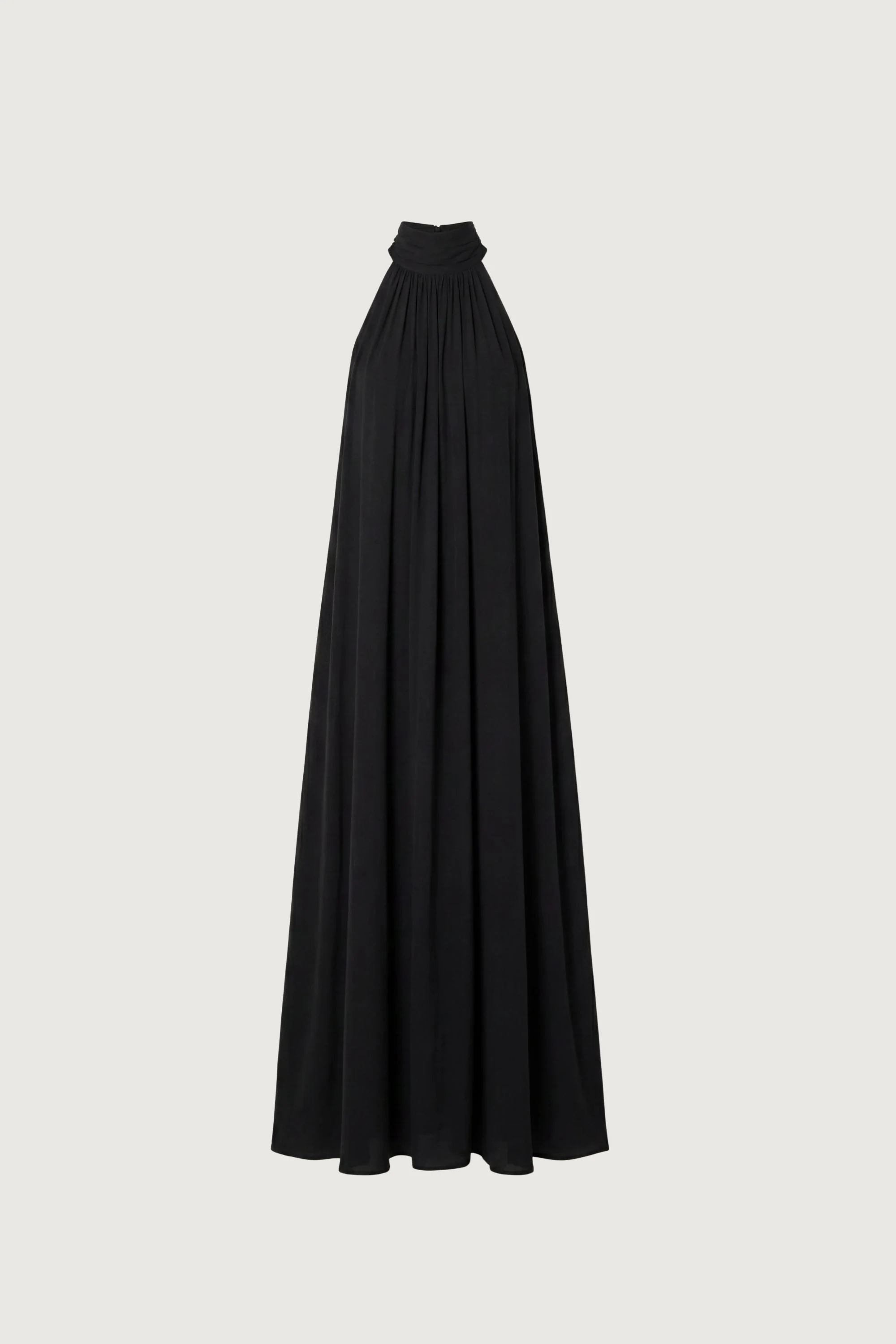 PLEATED HALTER MAXI DRESS - Image 6