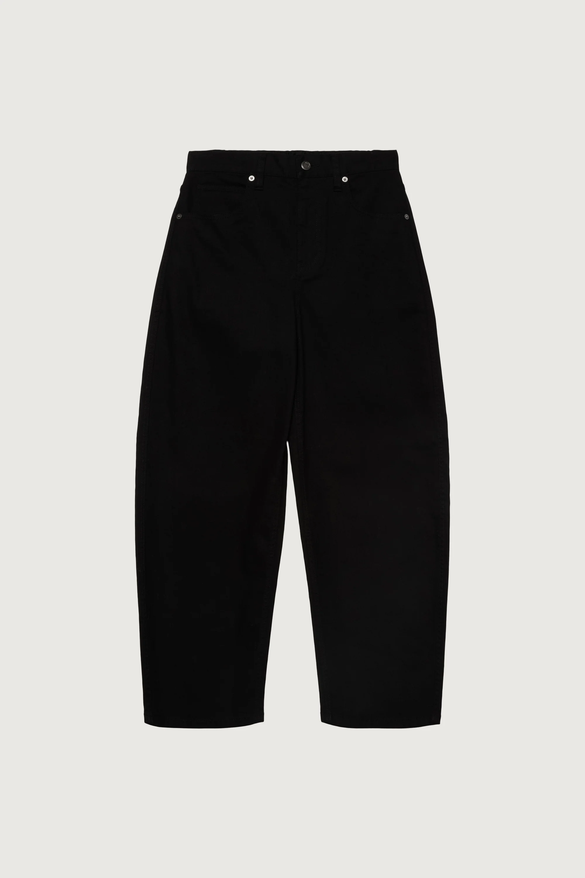 REGULAR LENGTH TWILL BARREL LEG PANT - Image 8