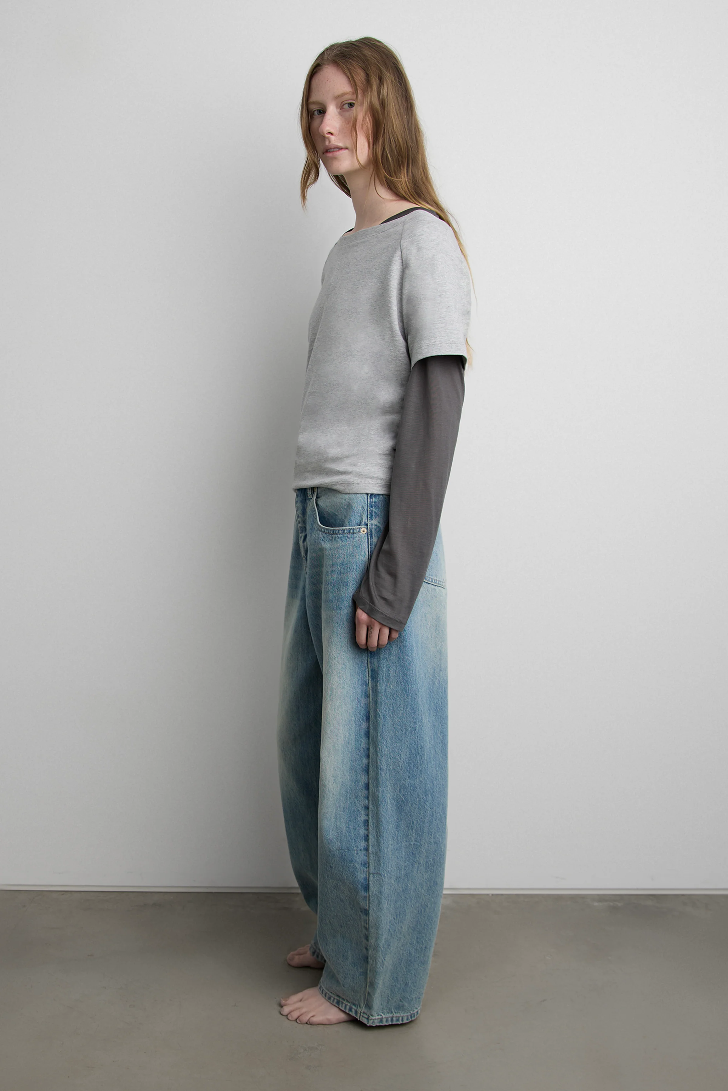 RELAXED FIT OFF THE SHOULDER T-SHIRT - Image 8