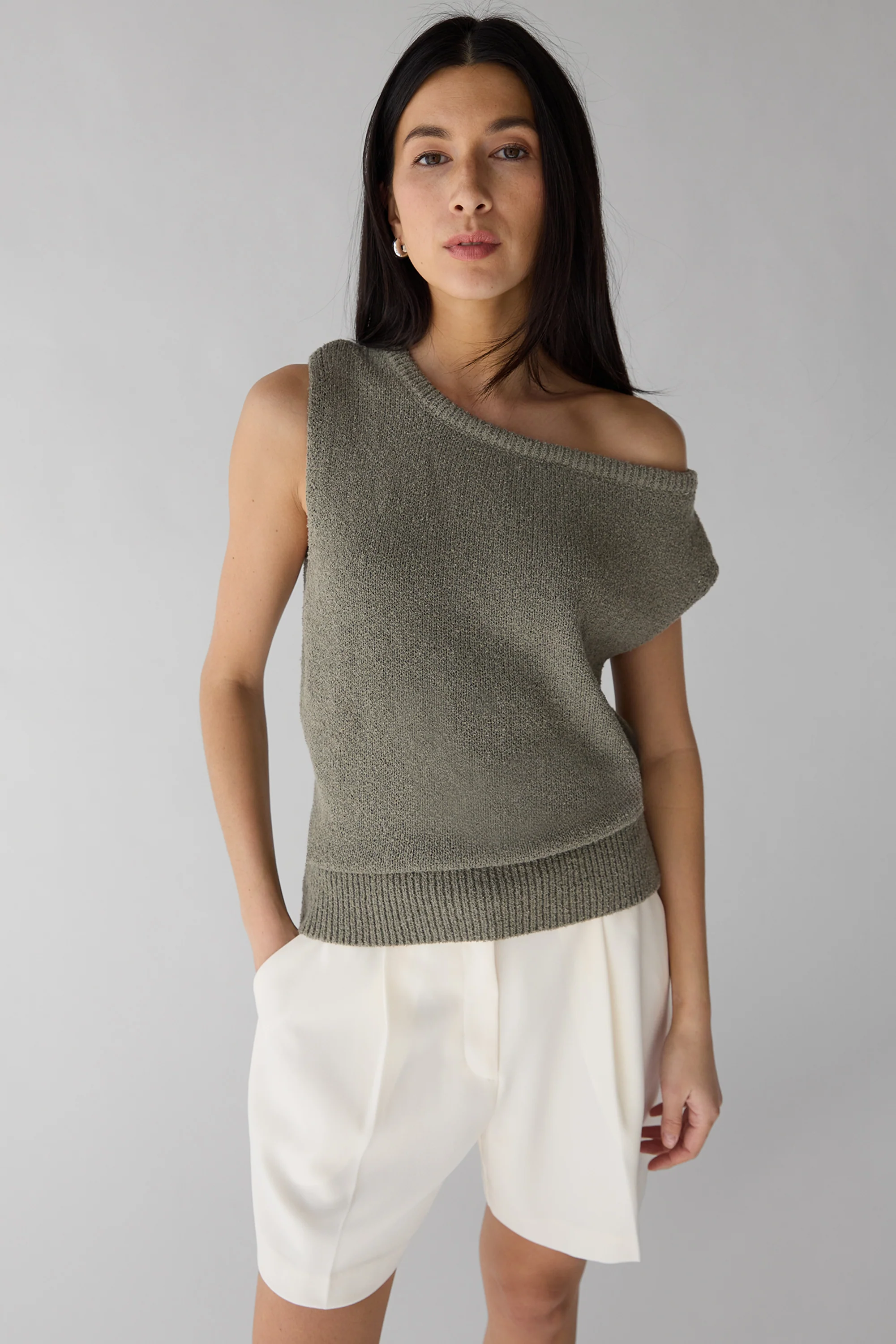 RELAXED OFF THE SHOULDER SWEATER - Image 5