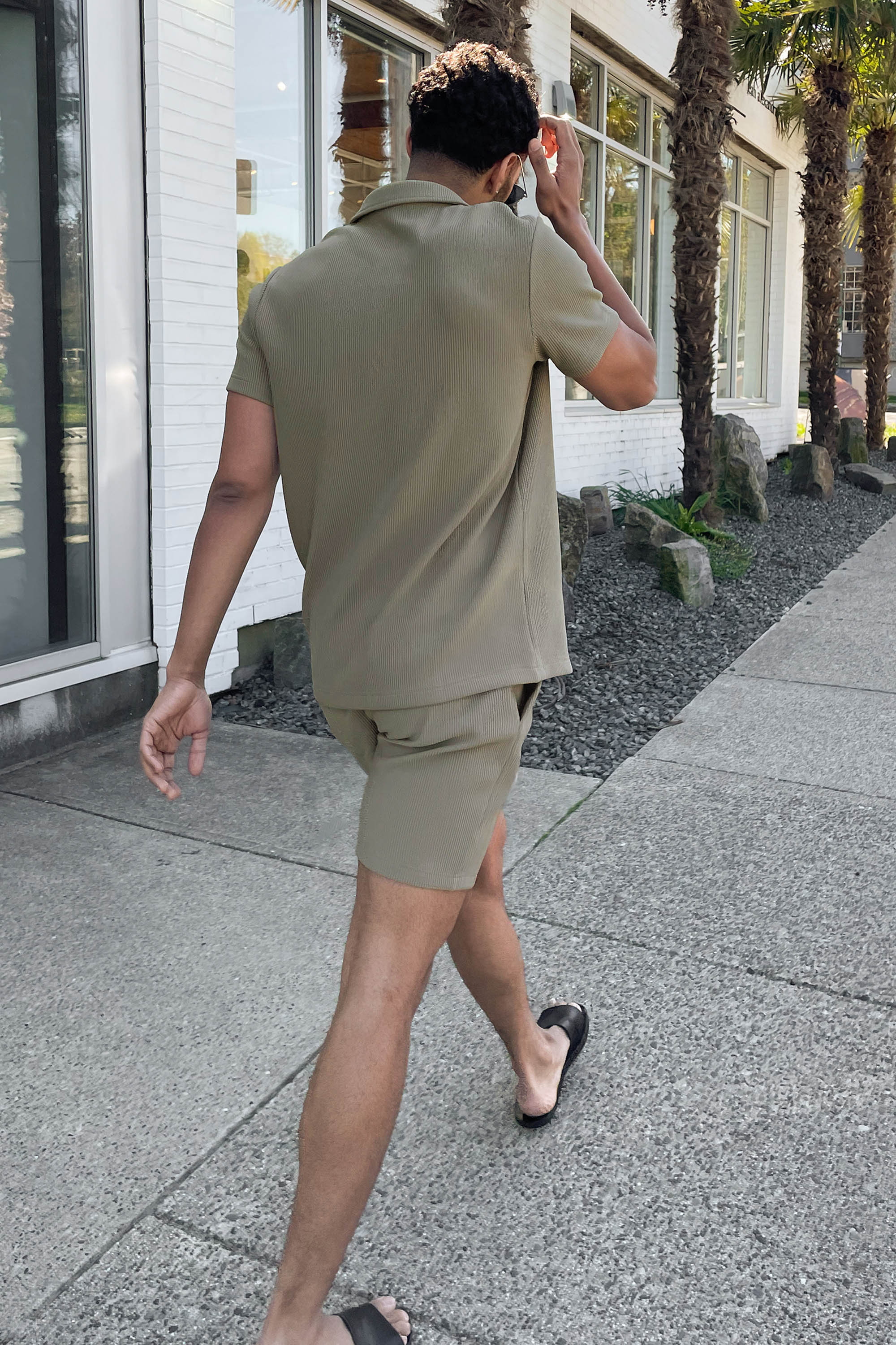 RIBBED POLO T-SHIRT - Image 3